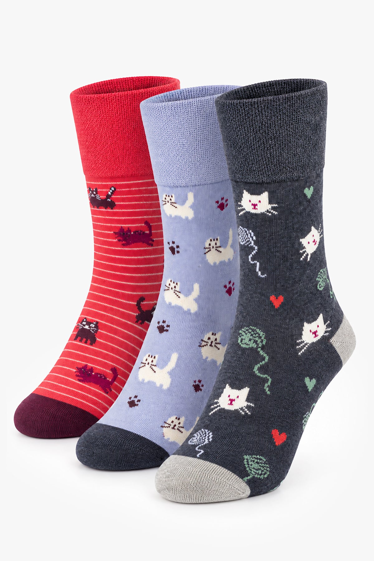 MIA Gentle Grip cat socks (3 pack)