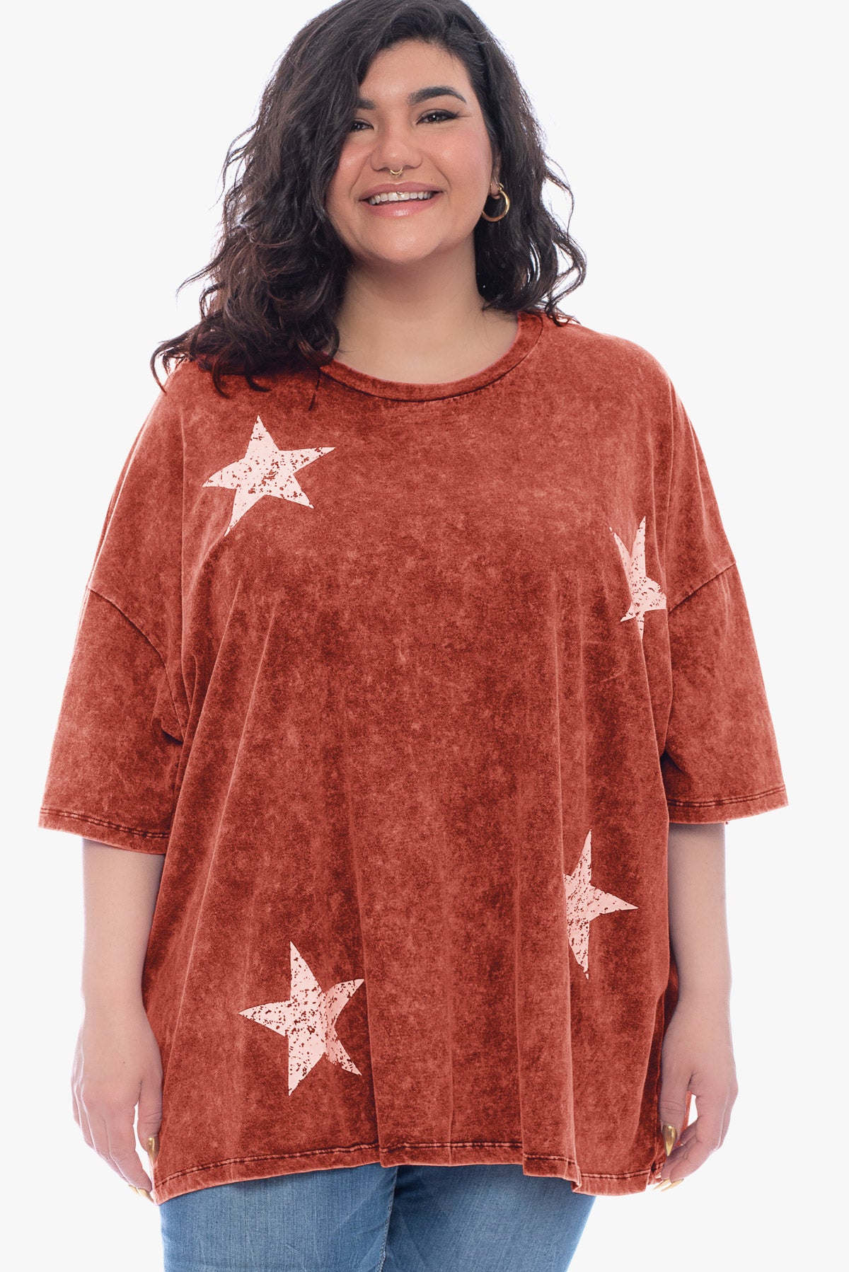 CODY washed oversized top