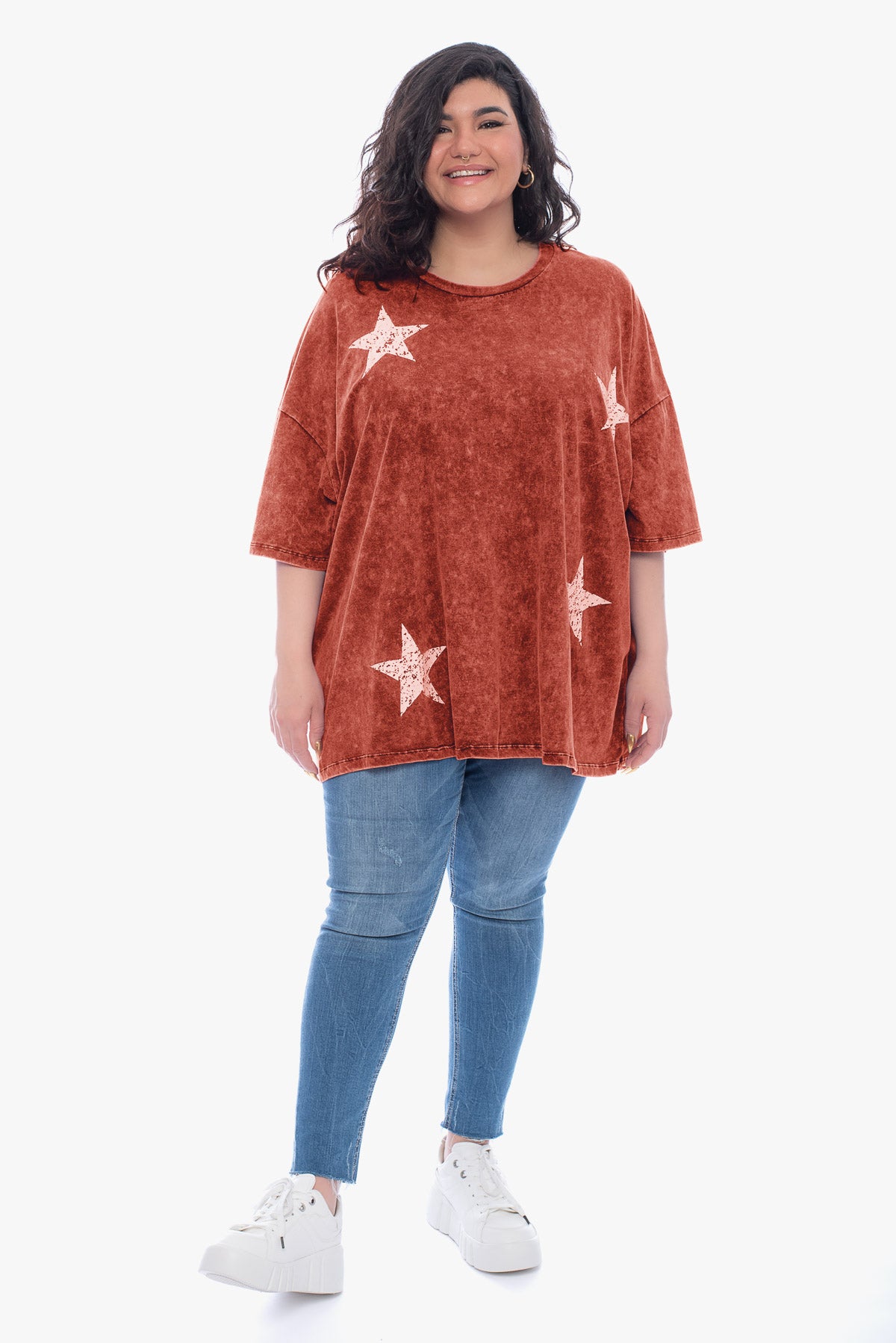 CODY washed oversized top