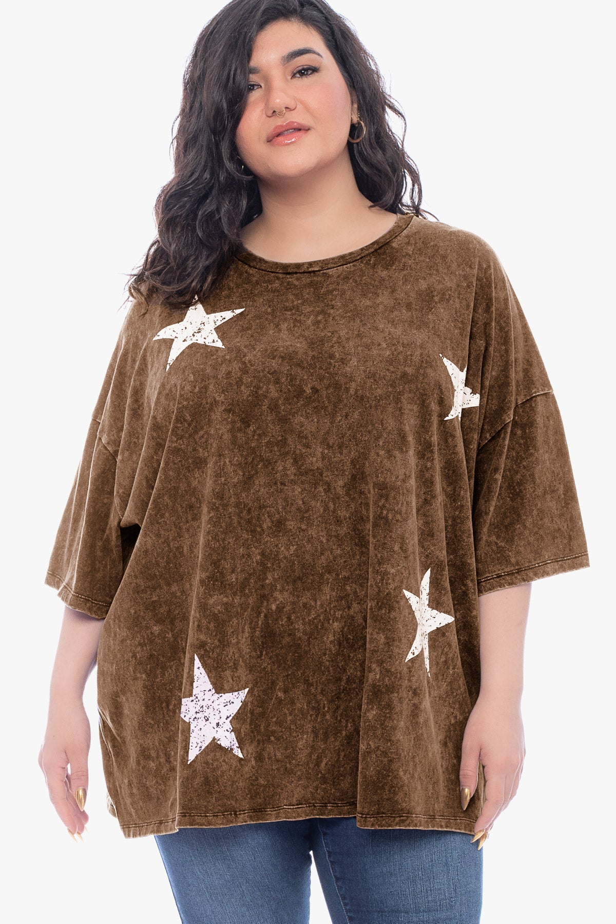CODY washed oversized top