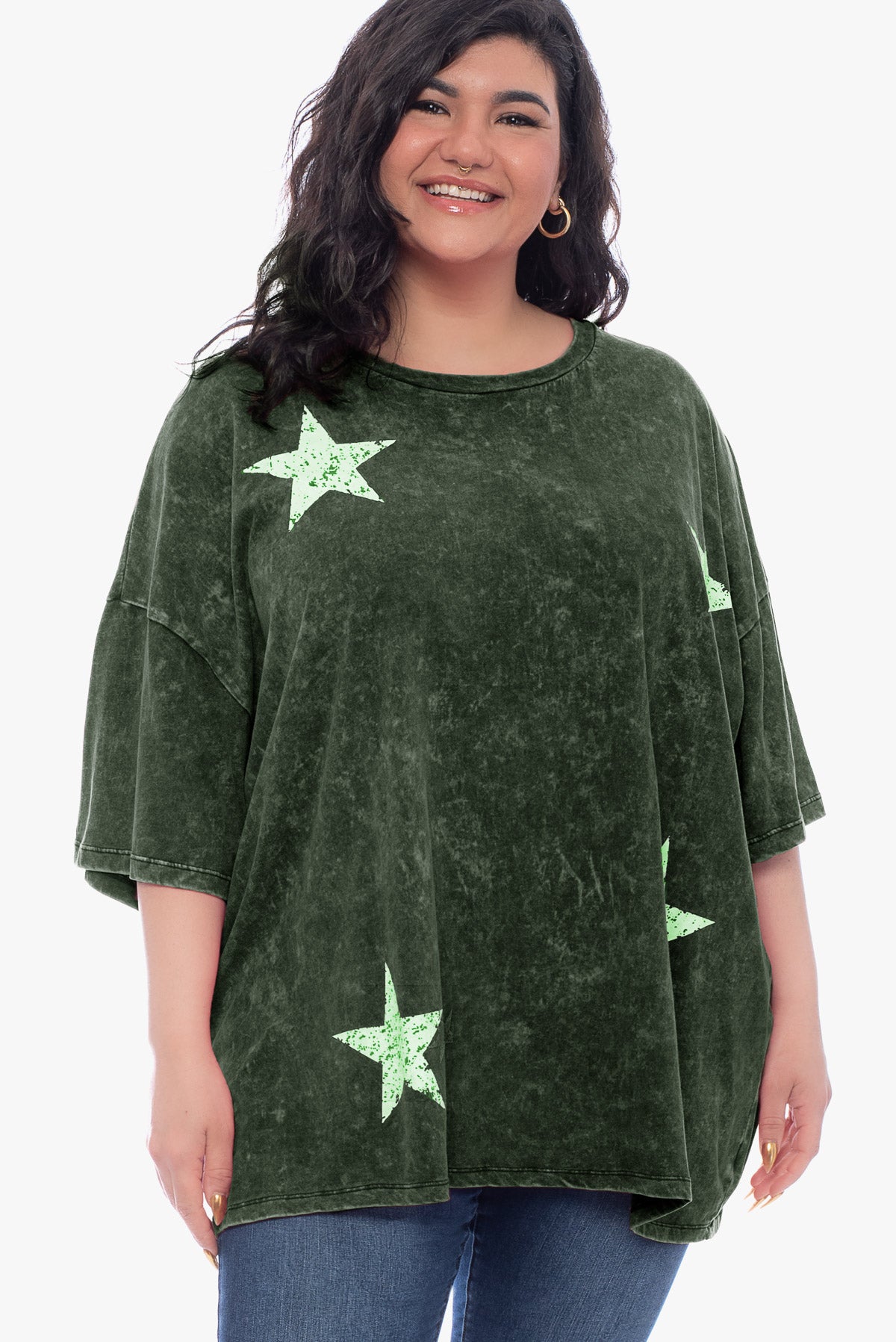 CODY washed oversized top