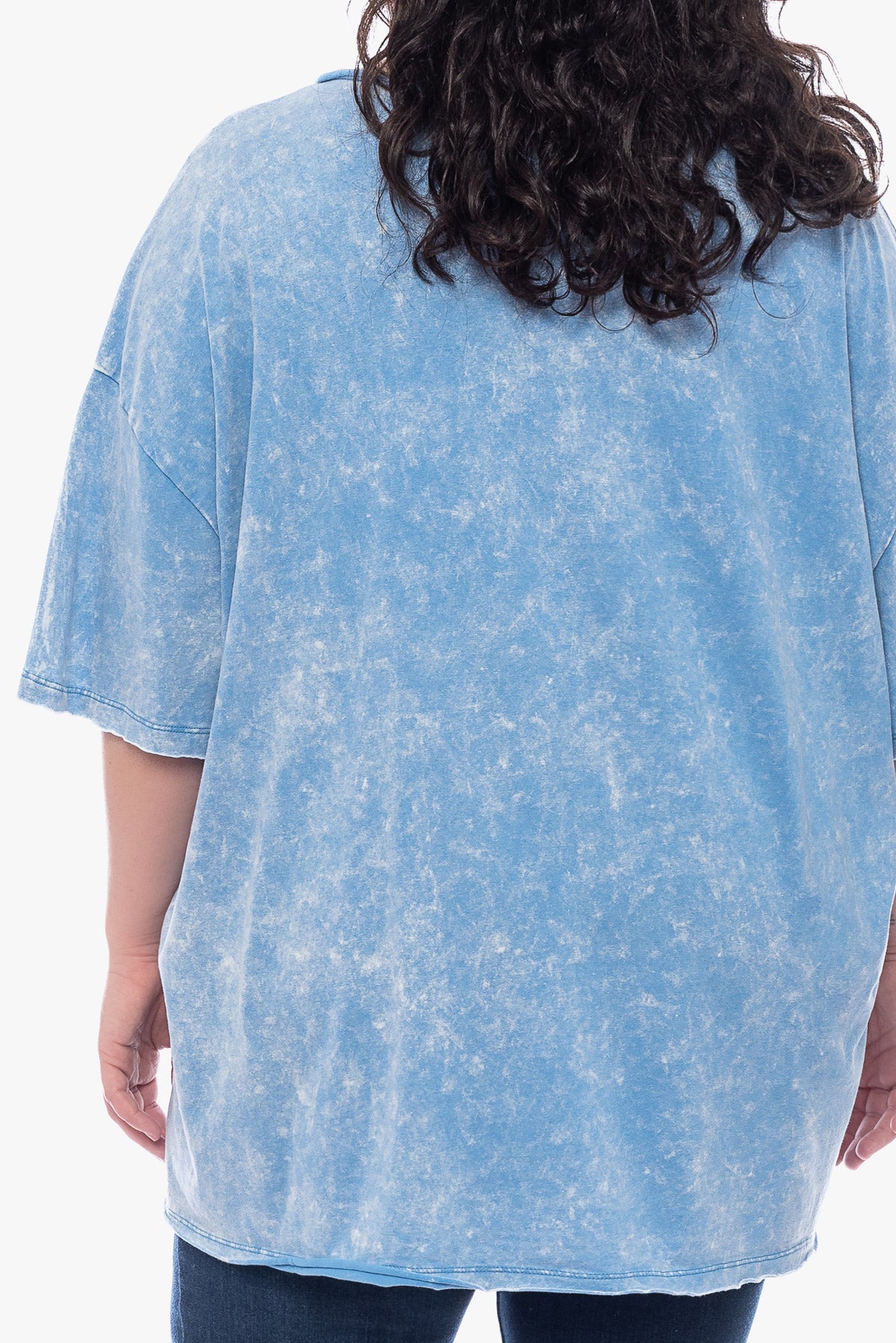 APRIL washed cotton top