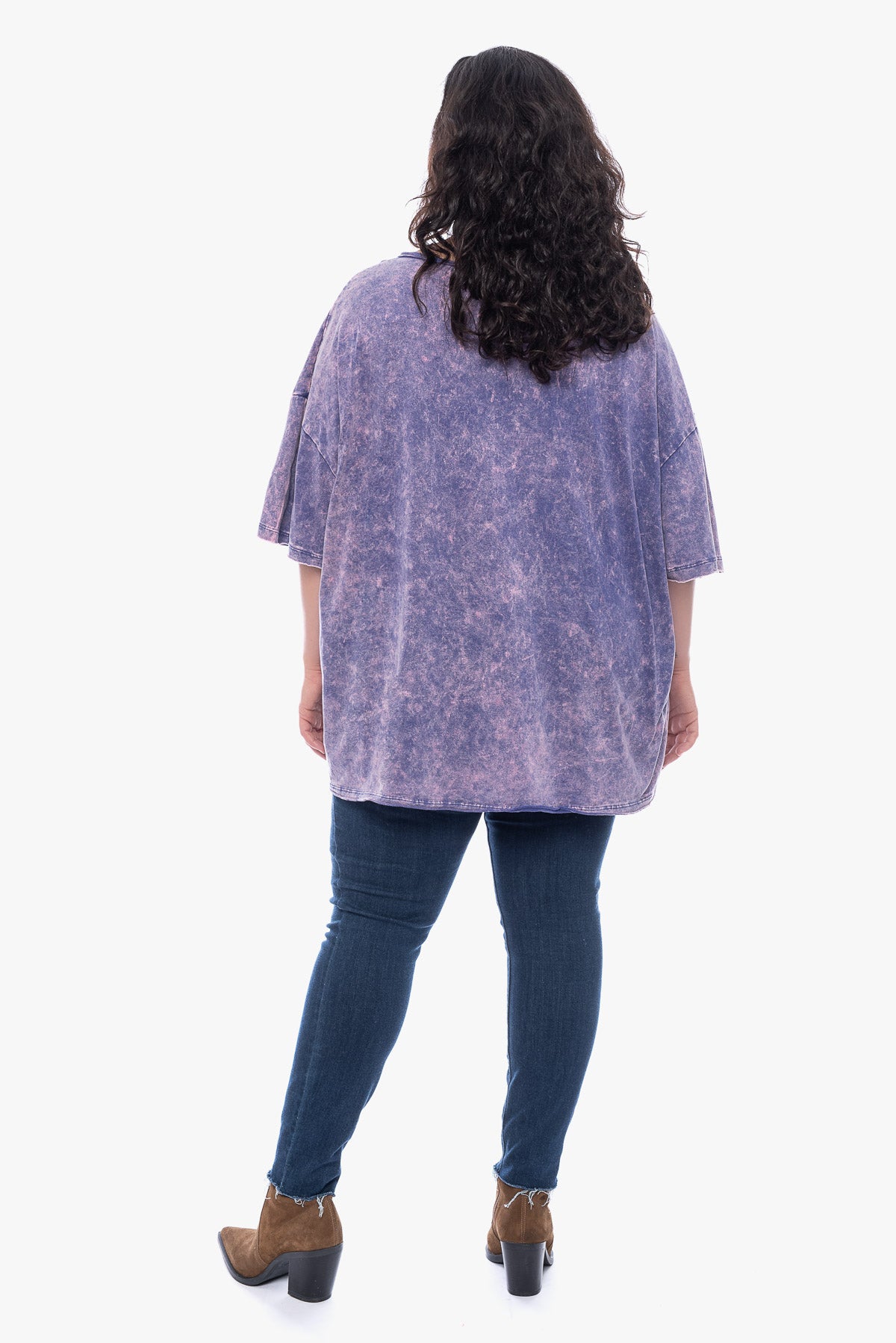APRIL washed cotton top