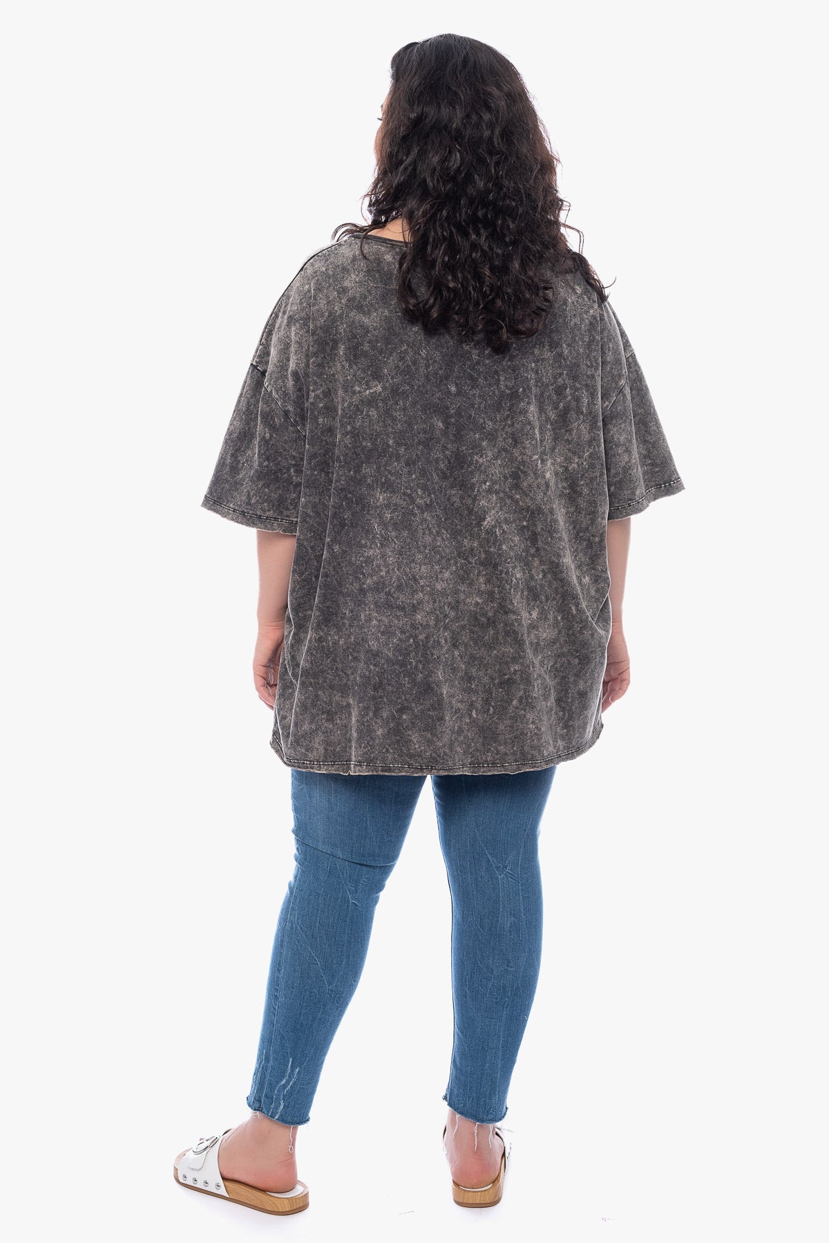 APRIL washed cotton top