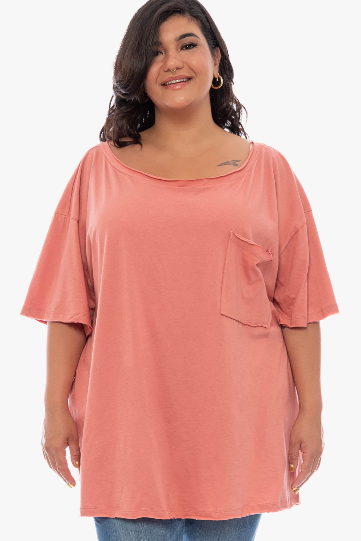 AIMEE oversized cotton top