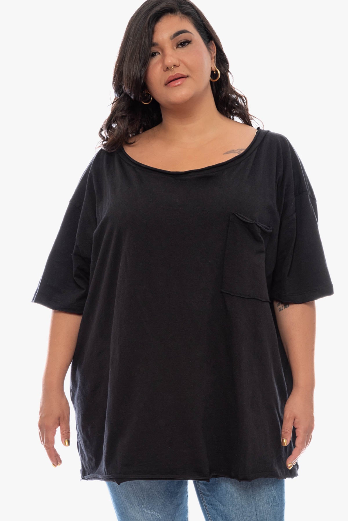 AIMEE oversized cotton top