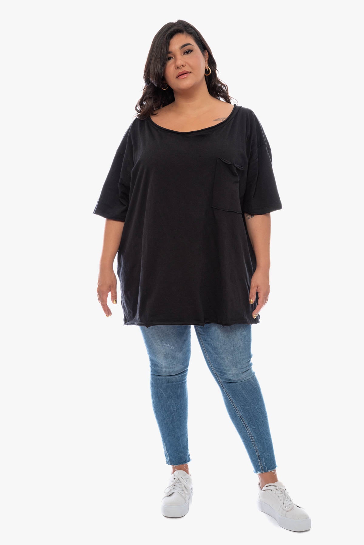 AIMEE oversized cotton top