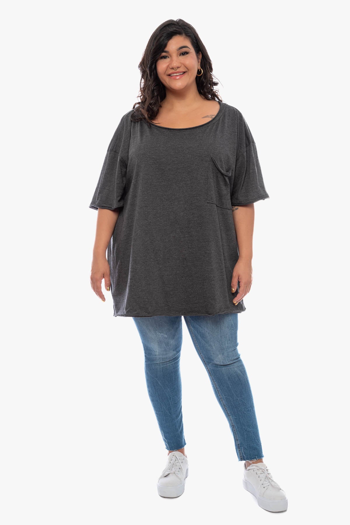 AIMEE oversized cotton top