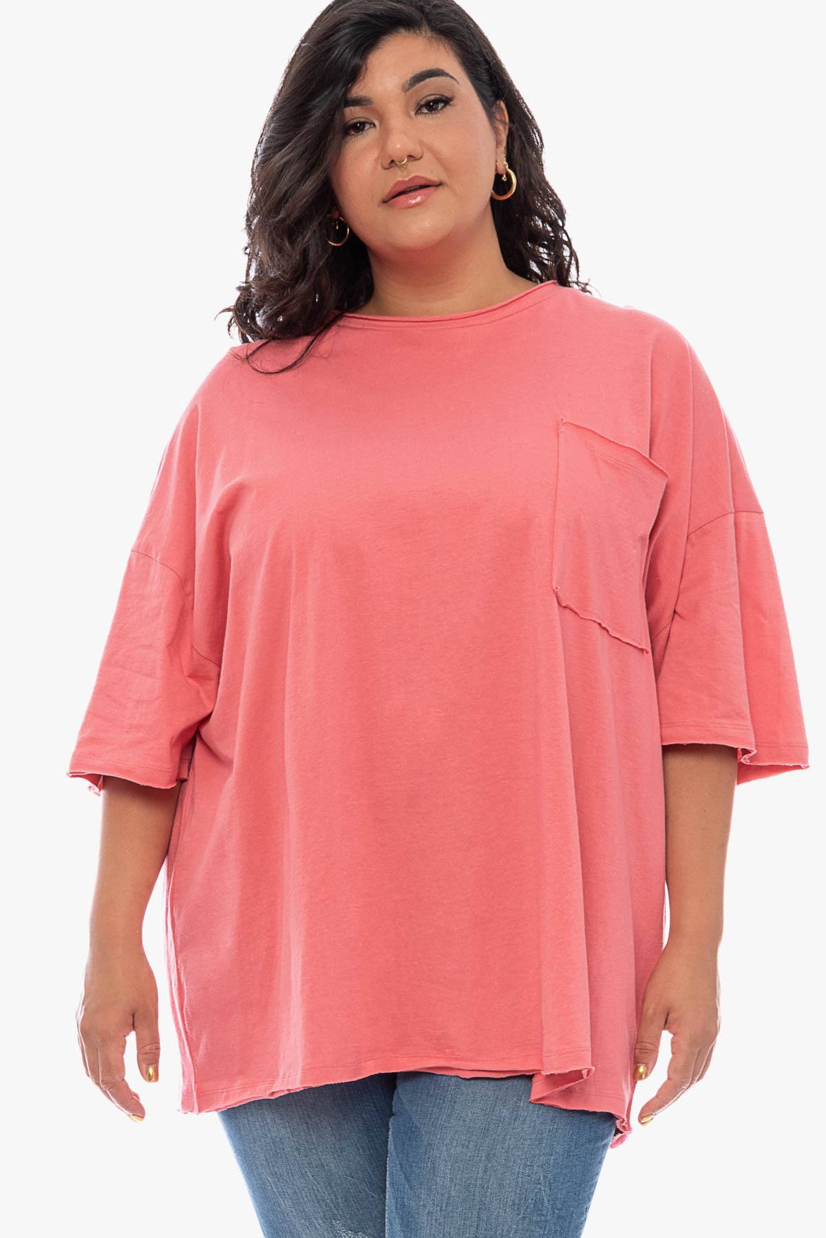 SAVANNA oversized cotton top