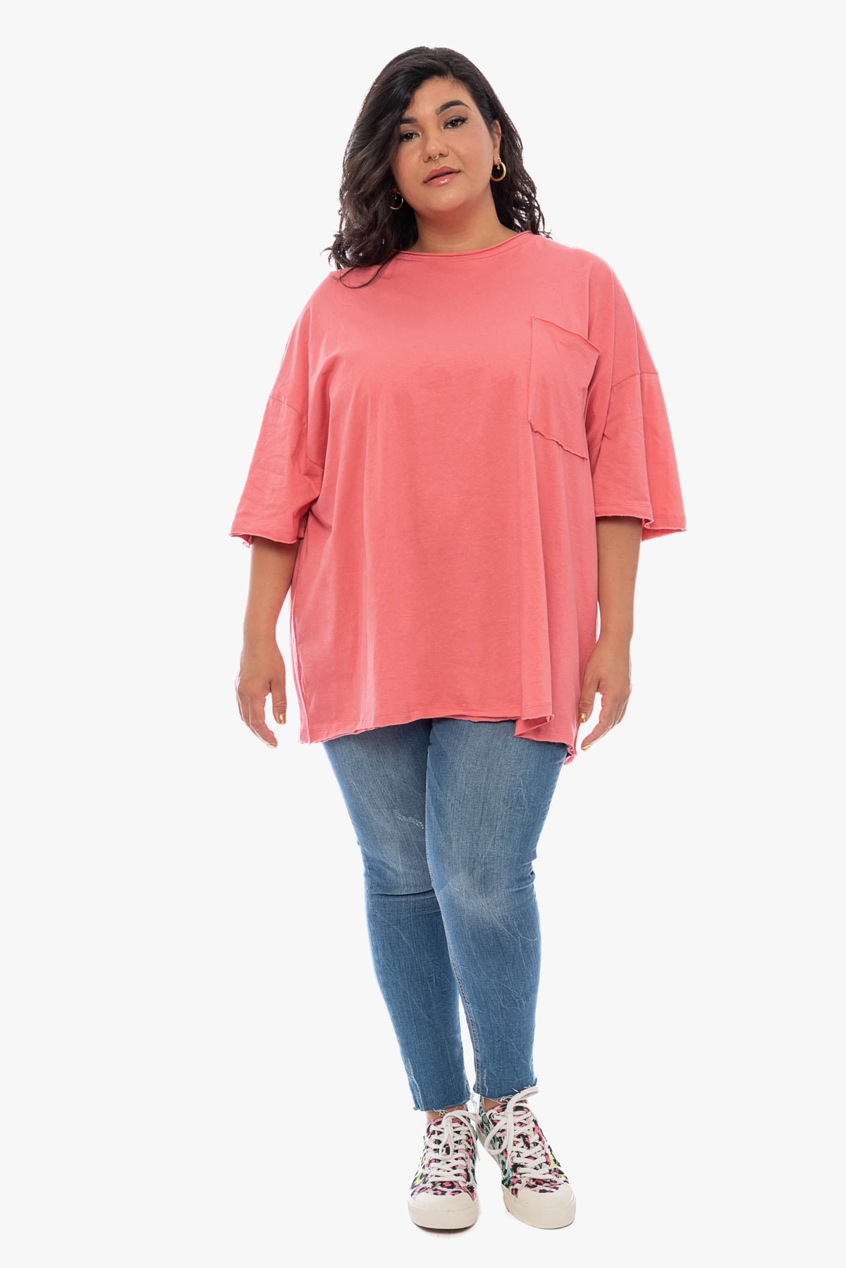 SAVANNA oversized cotton top
