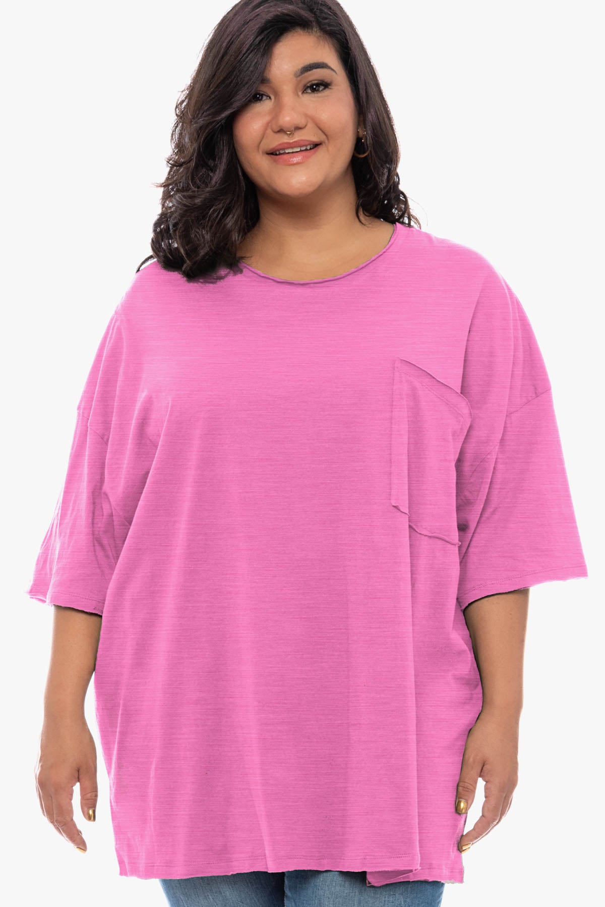 SAVANNA oversized cotton top