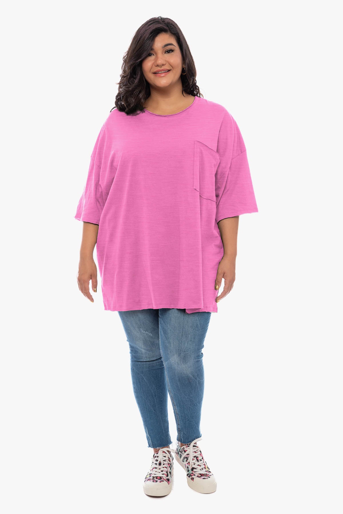 SAVANNA oversized cotton top