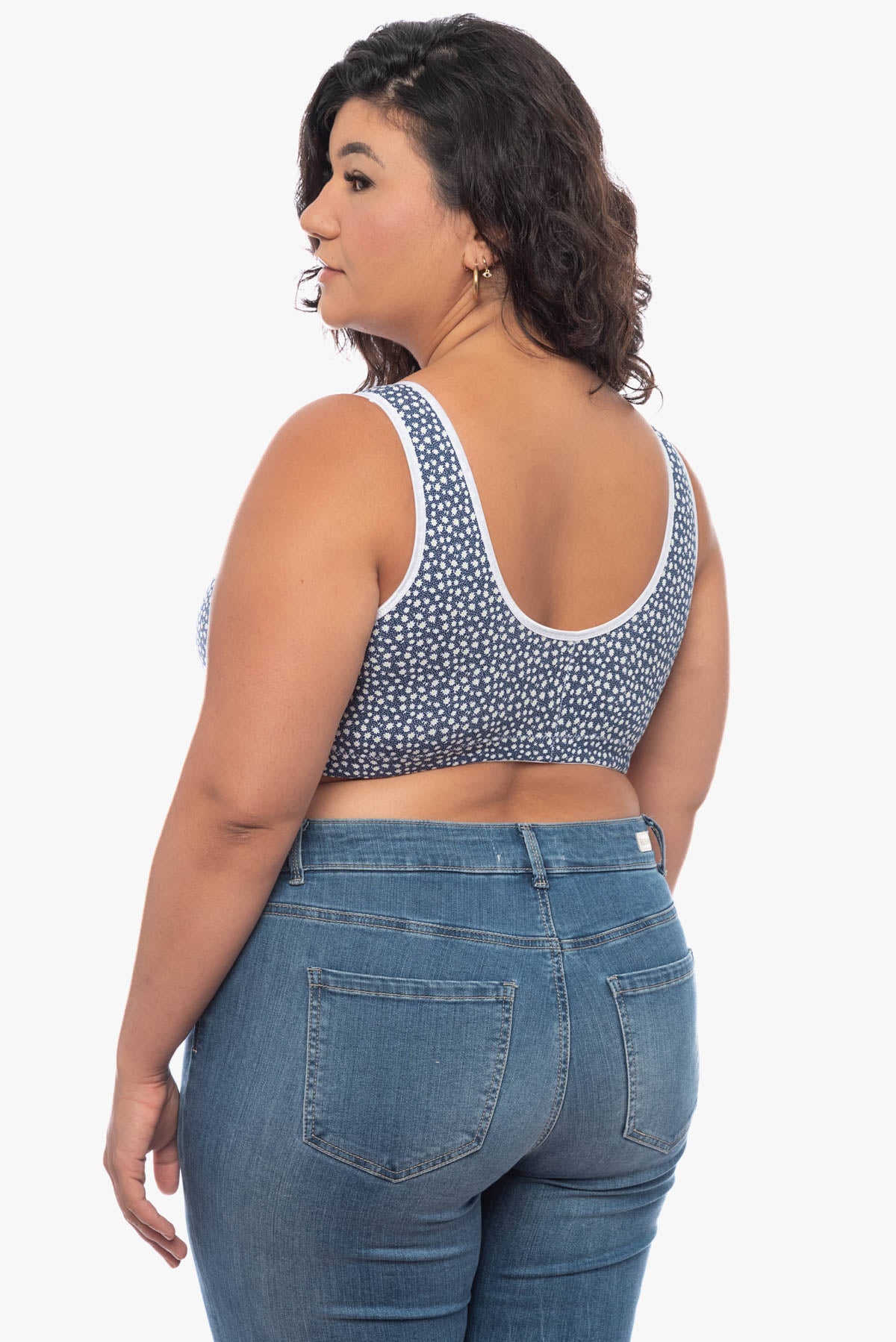 LYDIA front fastening bra (printed)