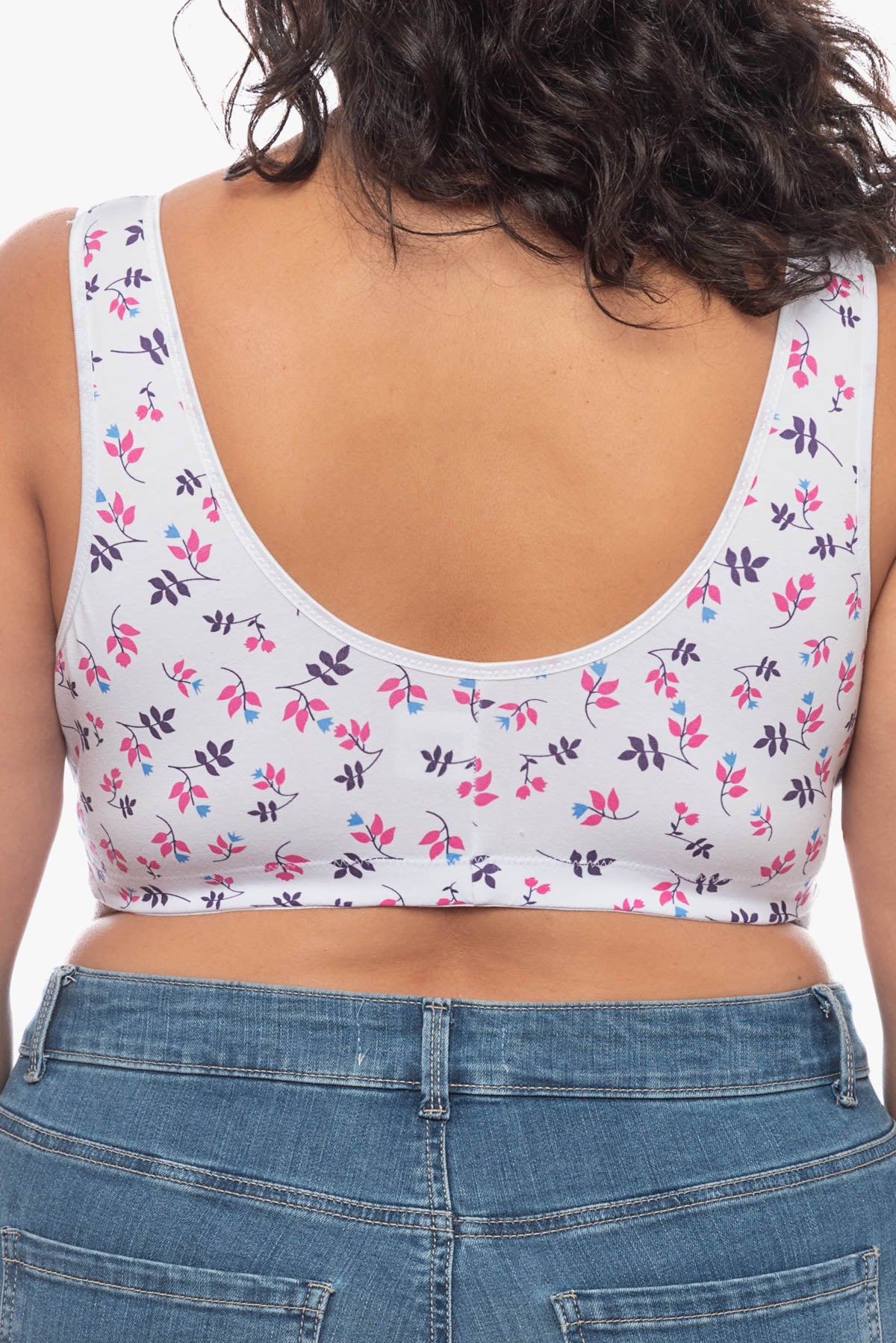 LYDIA front fastening bra (printed)