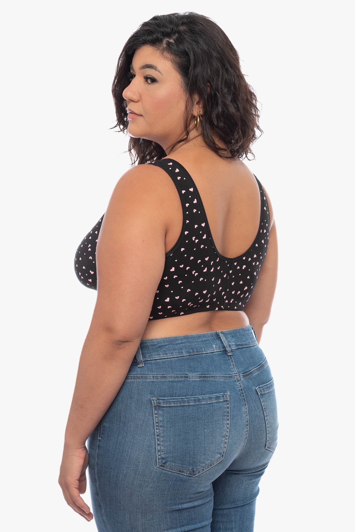 LYDIA front fastening bra (printed)