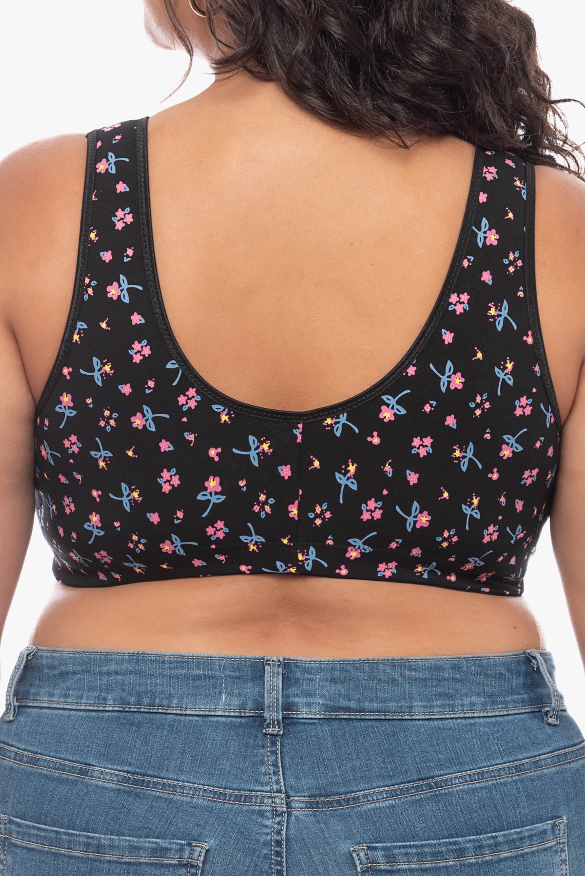 LYDIA front fastening bra (printed)