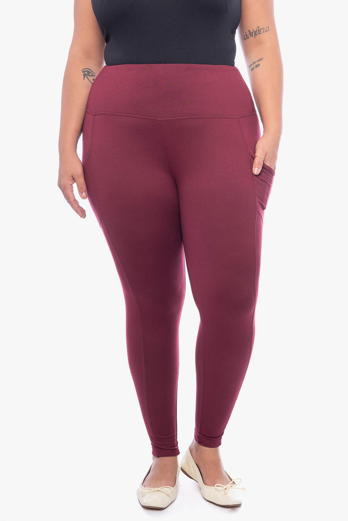 BRILEY microfiber sports leggings