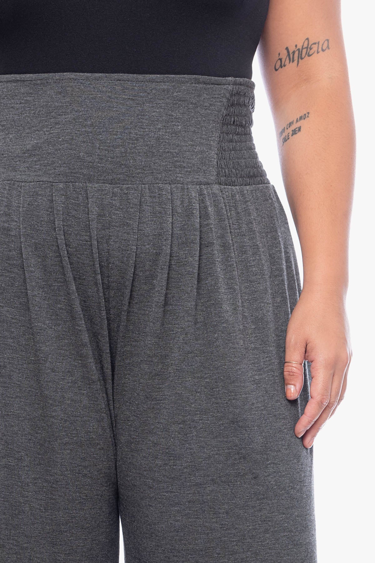 DENICE wide-leg stretchy pants
