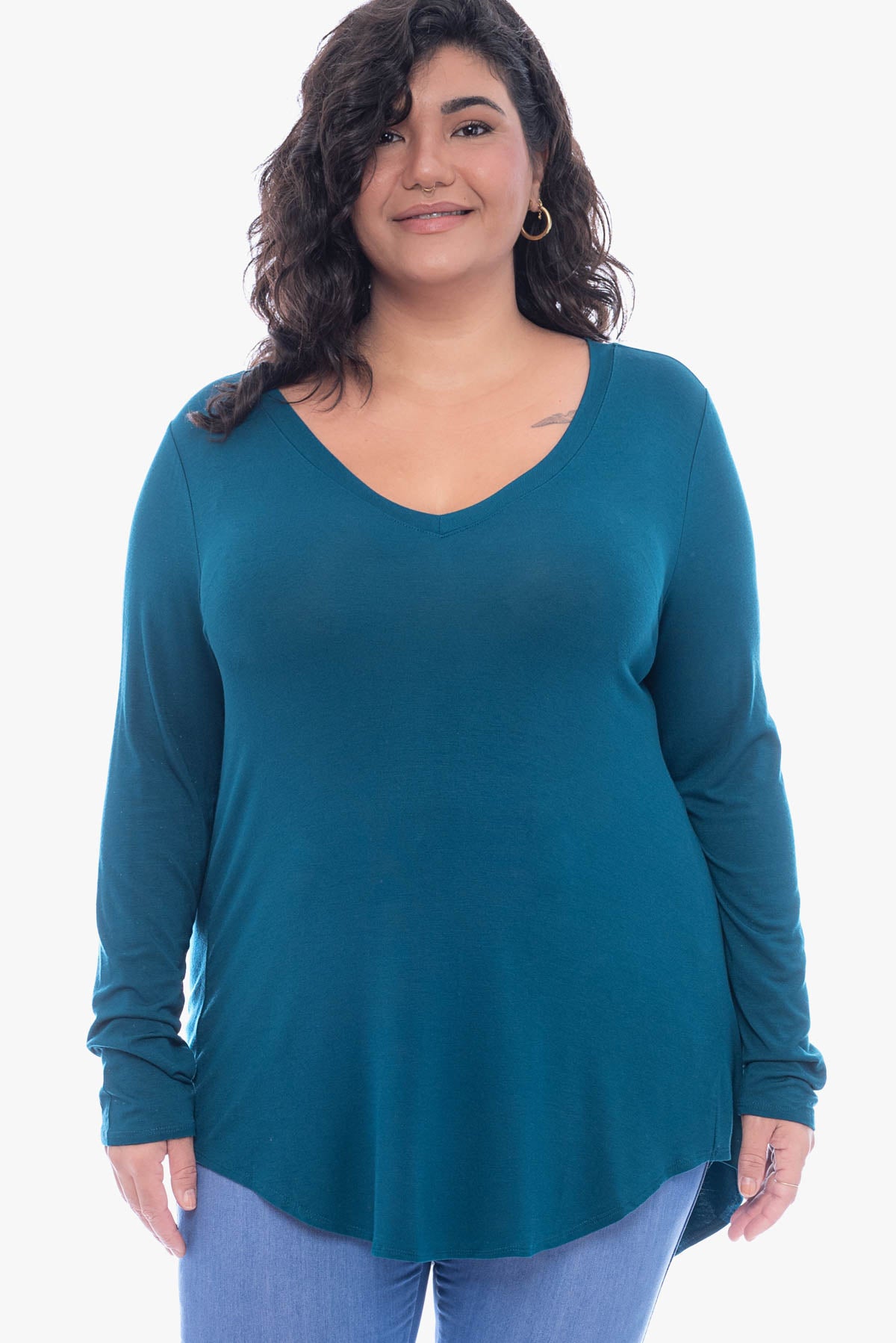 JULIENNE hi-lo comfy top