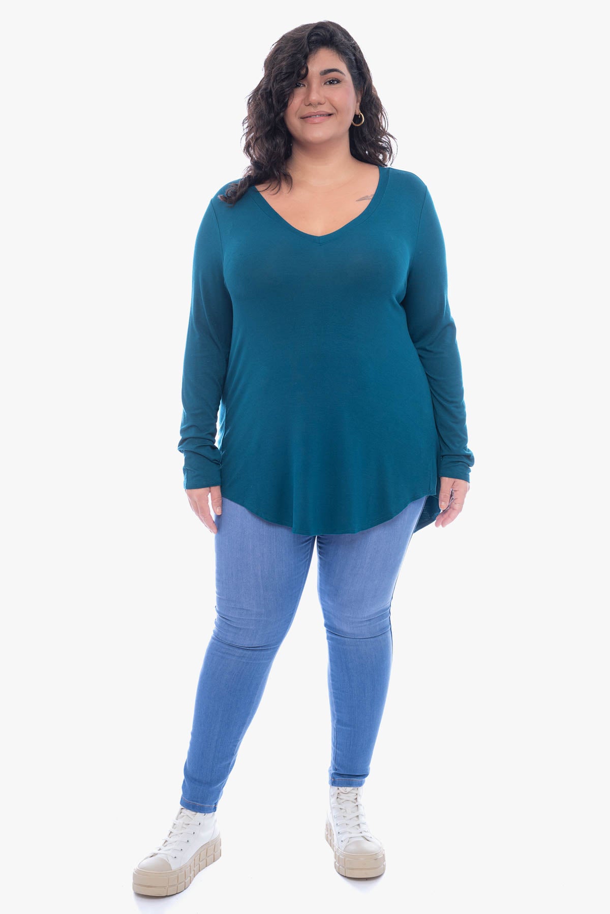 JULIENNE hi-lo comfy top