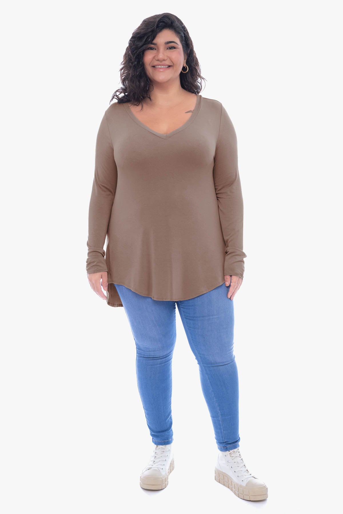JULIENNE hi-lo comfy top