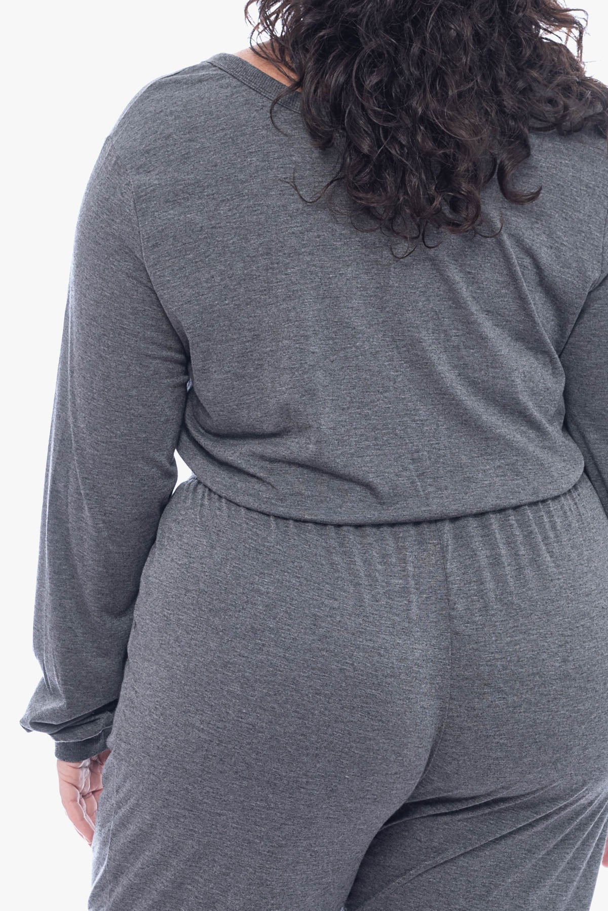 DANIELLA charcoal comfy jumpsuit