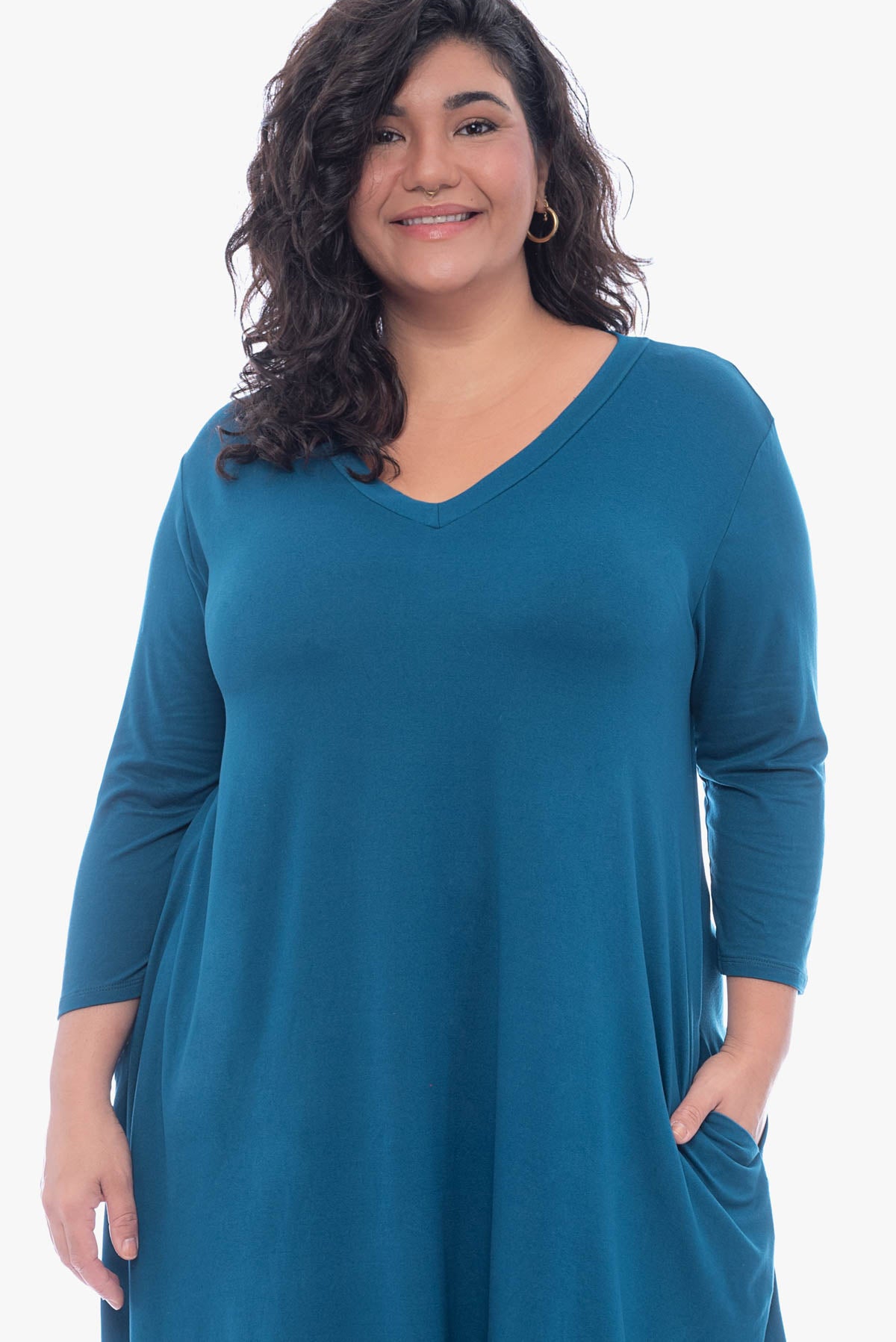 SHEILA 3/4 sleeve dress