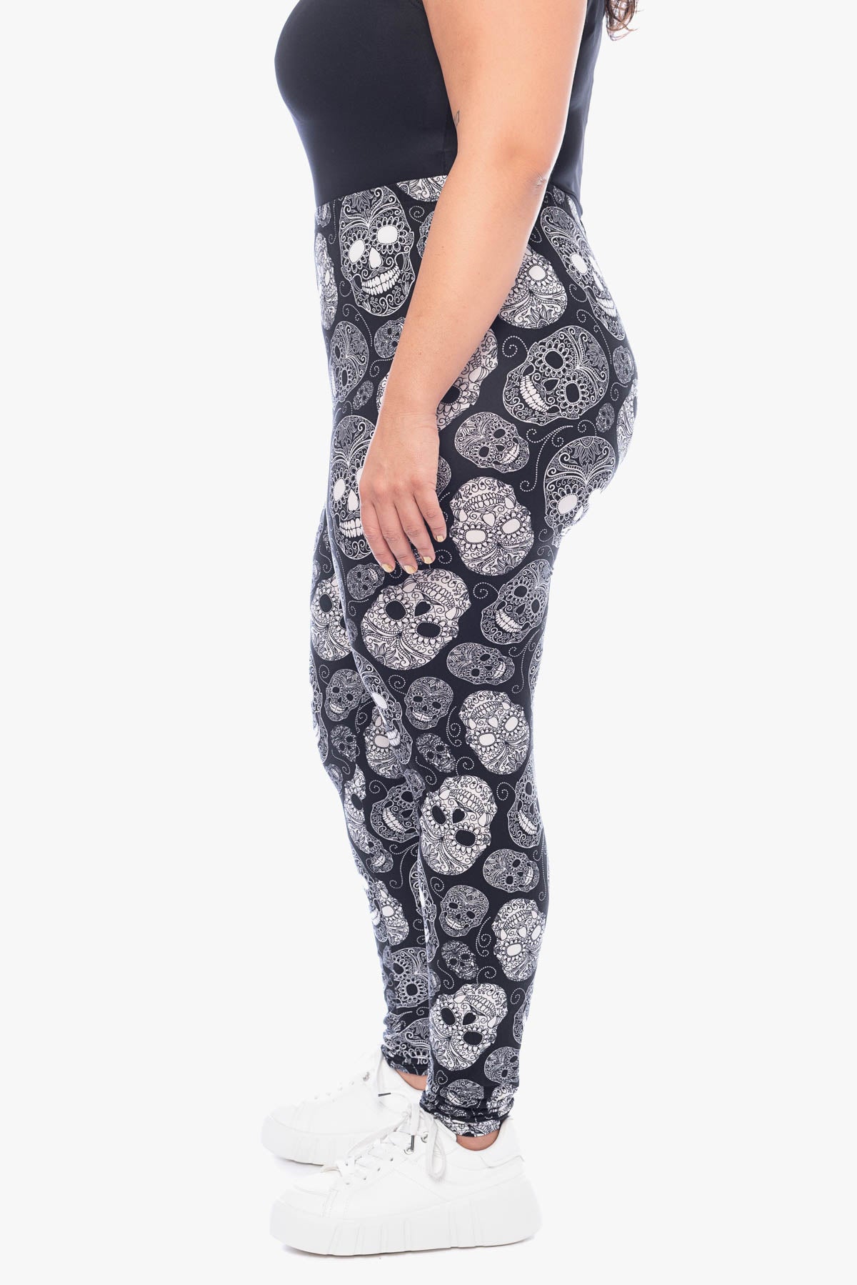 LILLY skulls printed leggings