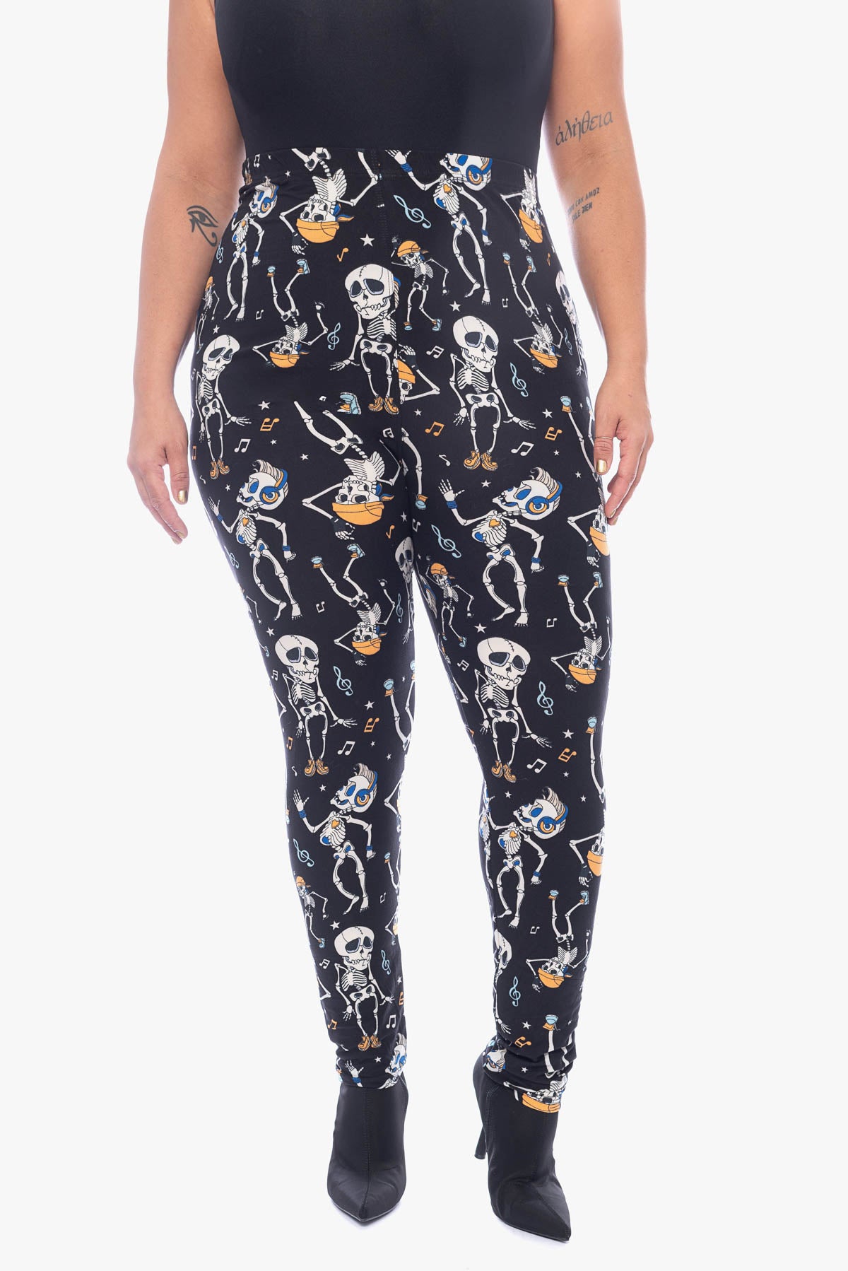 LILLY skeletons printed leggings