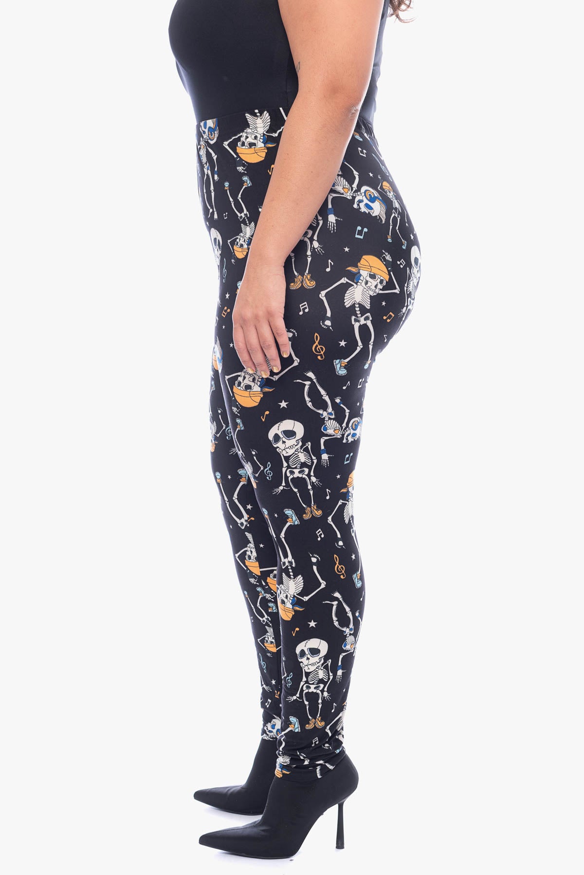 LILLY skeletons printed leggings