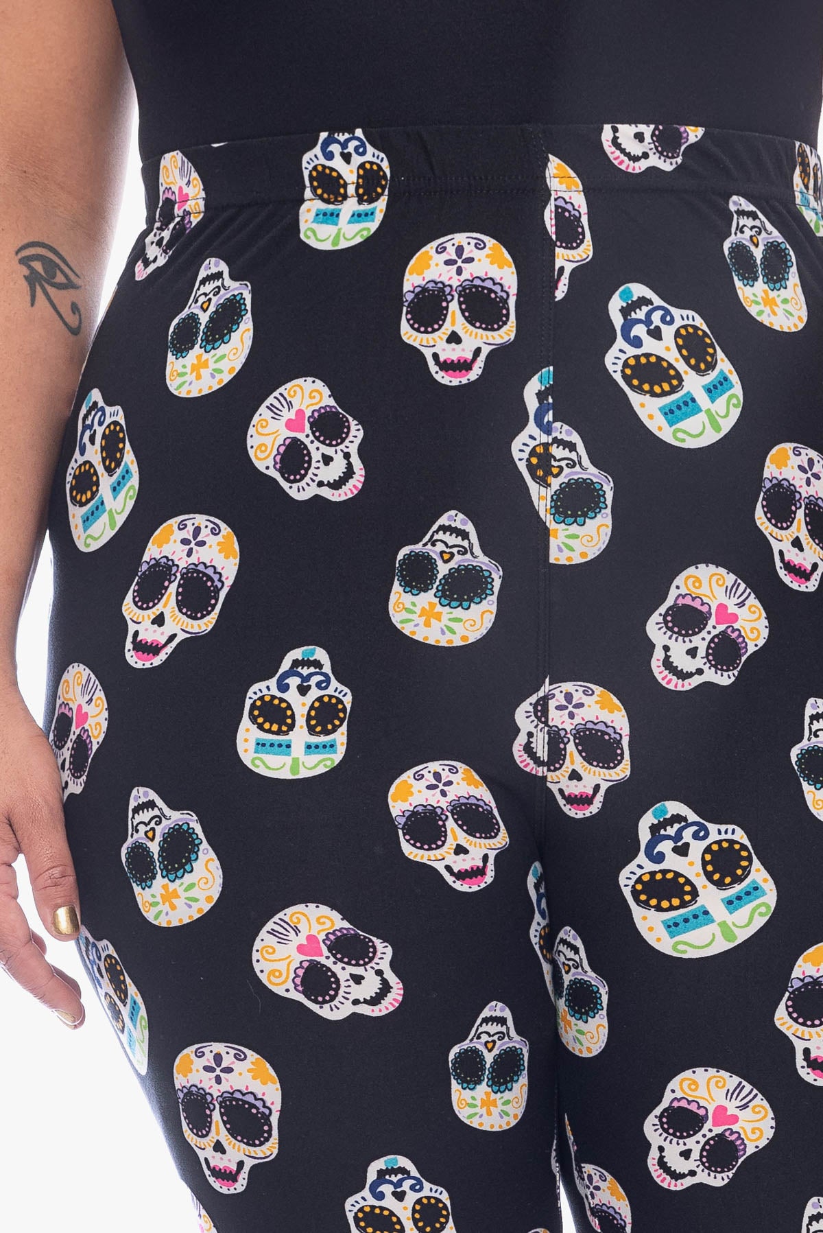 LILLY smiling skulls leggings