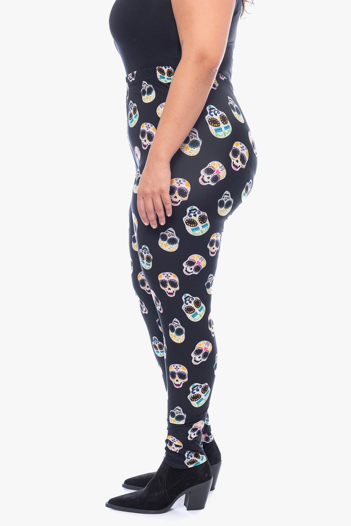 LILLY smiling skulls leggings