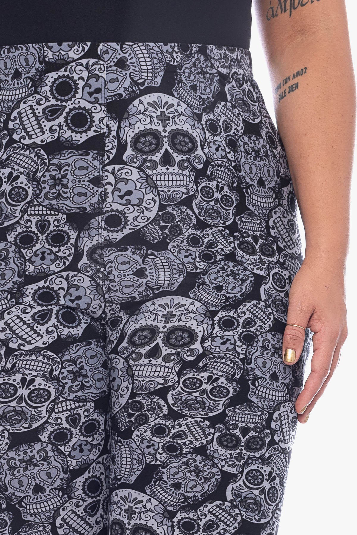 LILLY b&w skulls leggings