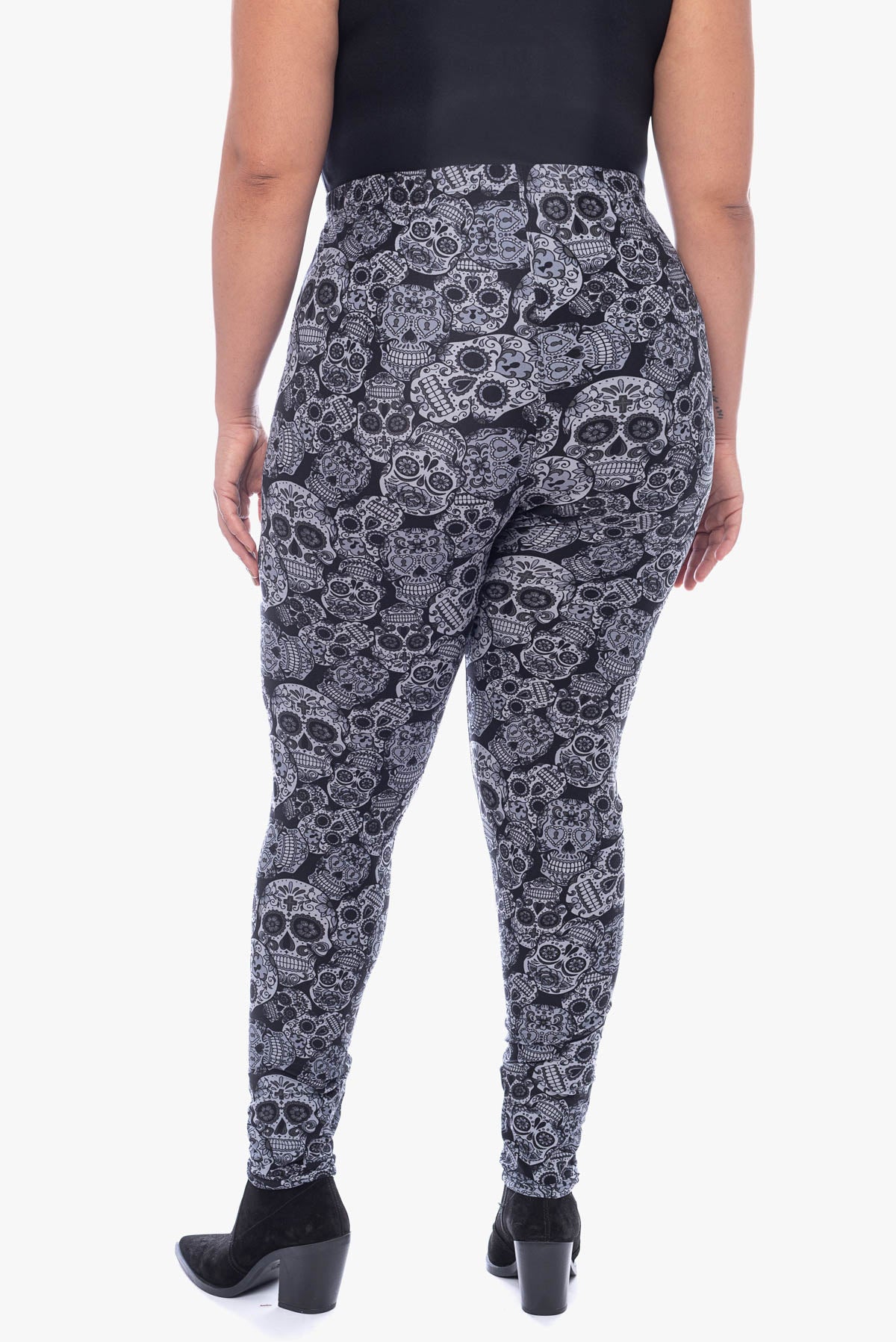 LILLY b&w skulls leggings