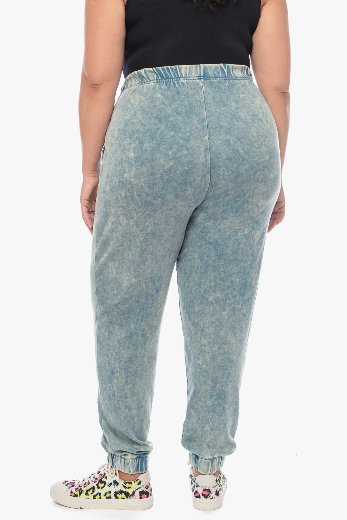 WHITNEY acid-washed joggers