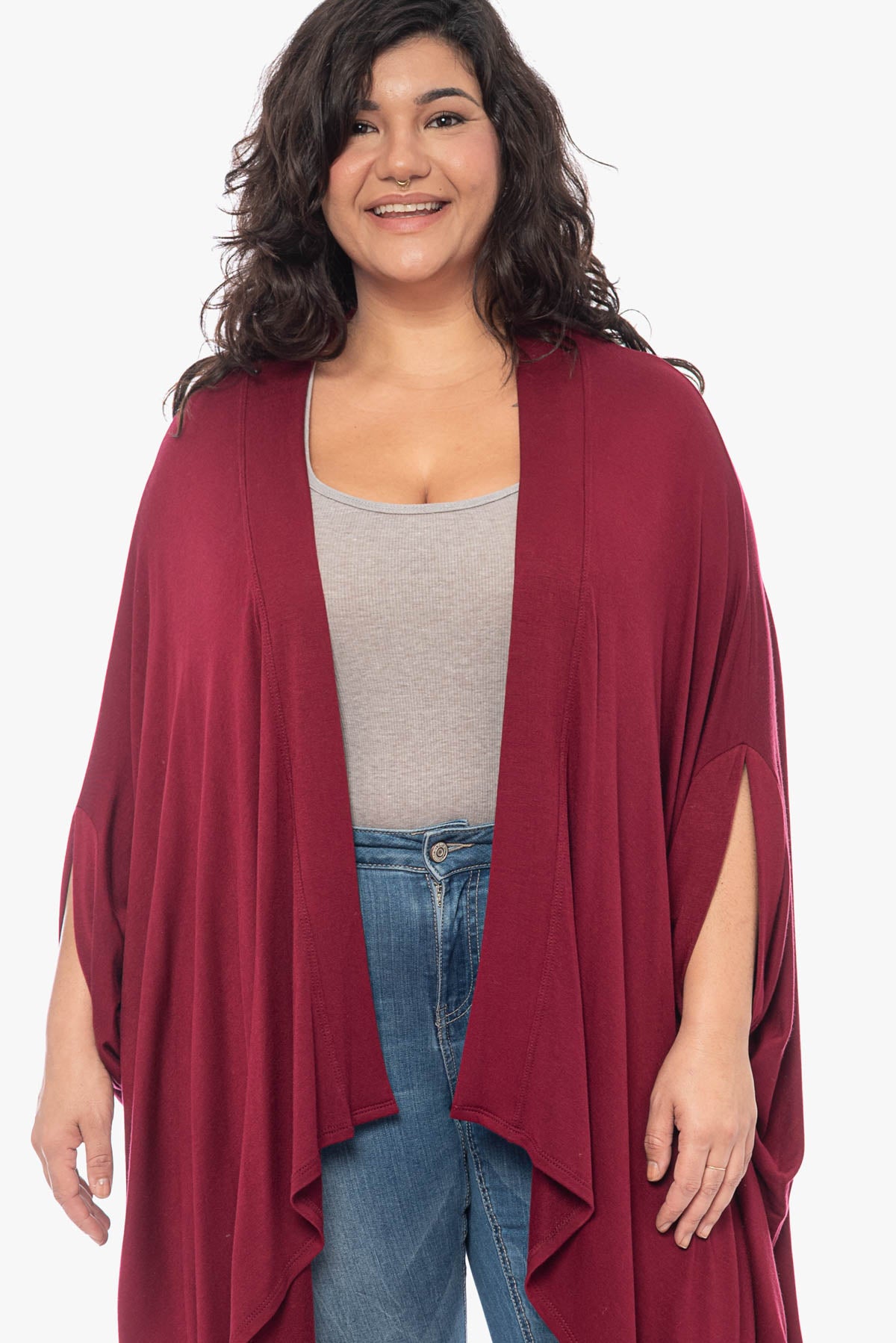 SERENA french terry cardigan