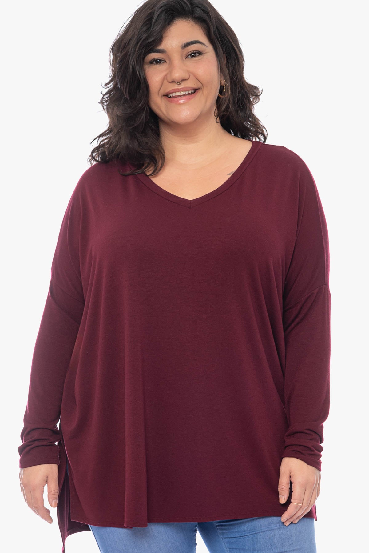 ANNIE V comfy tunic top