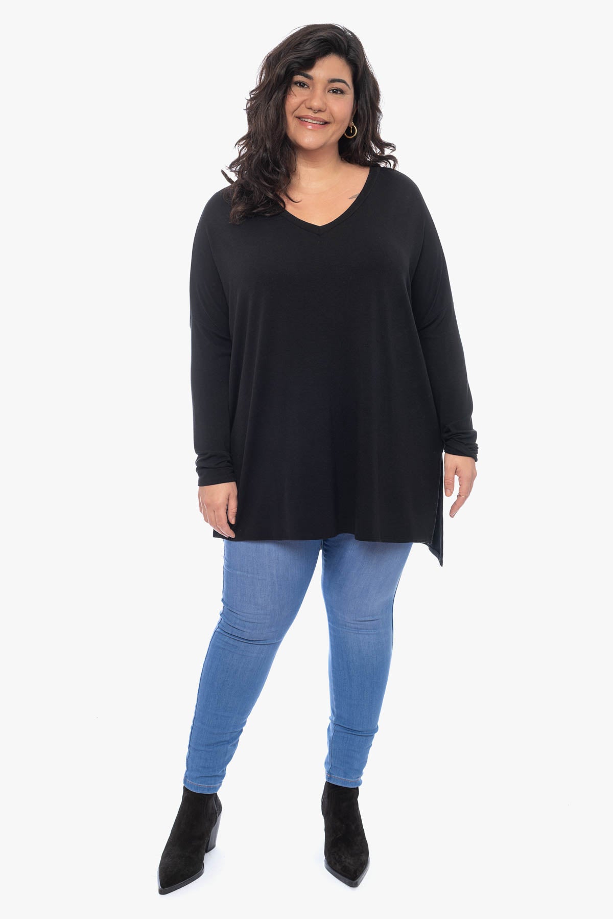 ANNIE V comfy tunic top