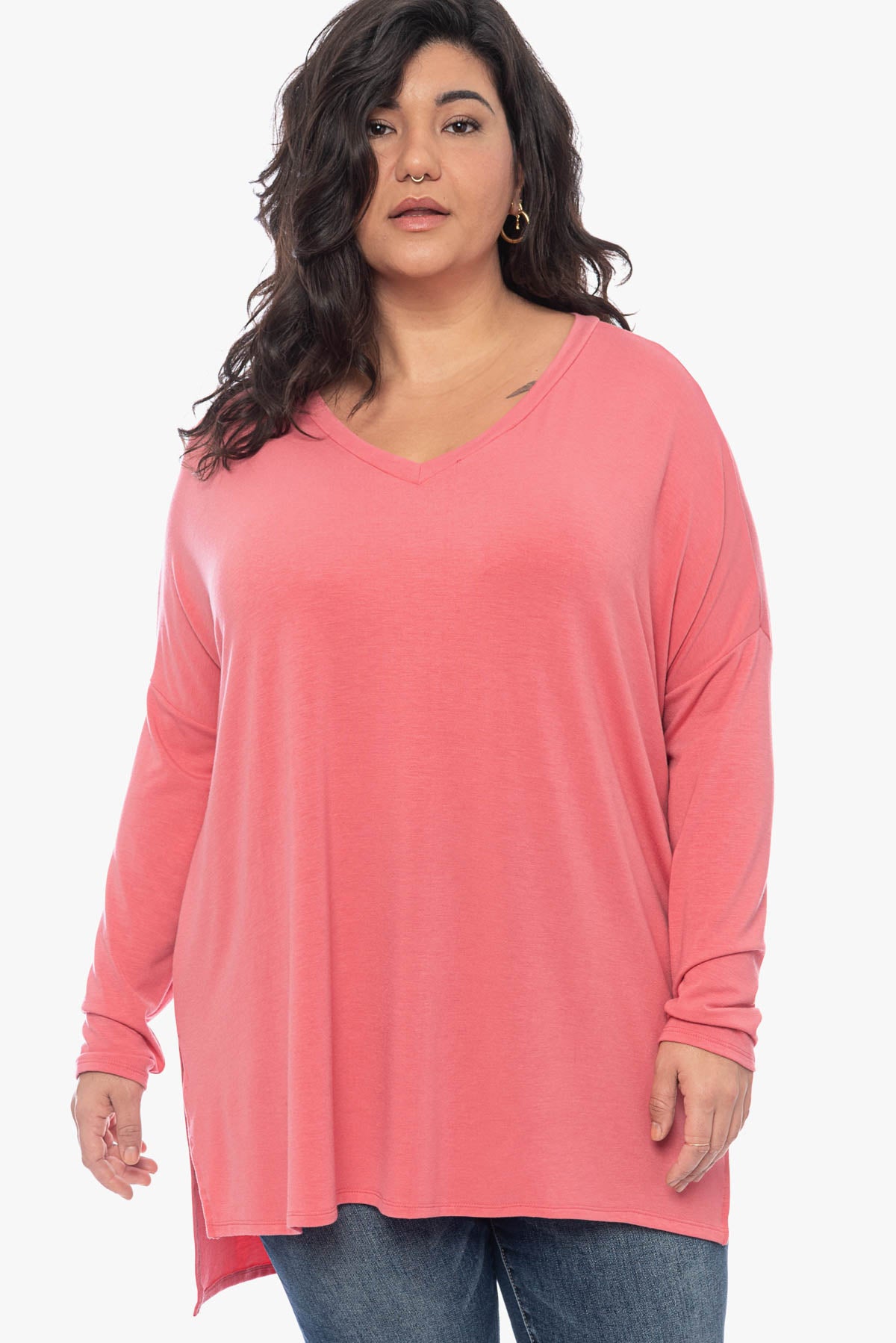 ANNIE V comfy tunic top