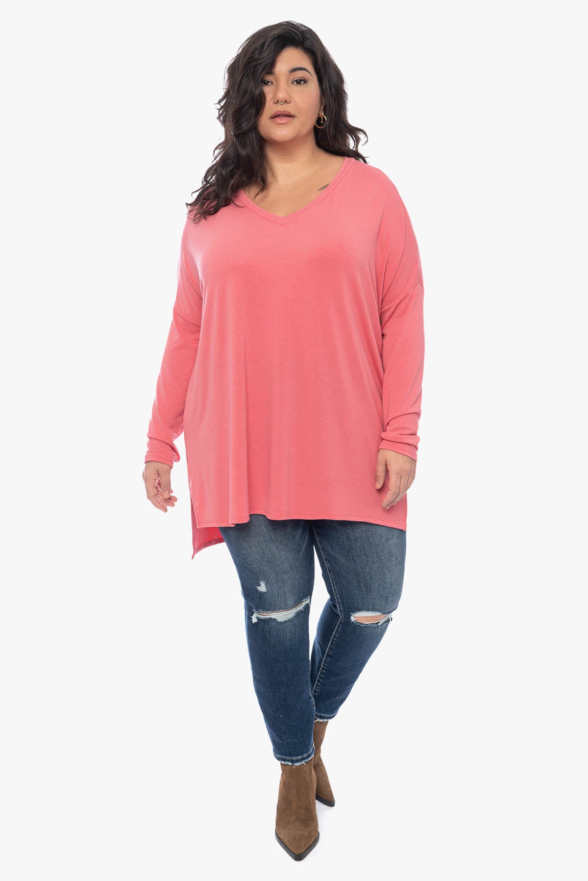ANNIE V comfy tunic top