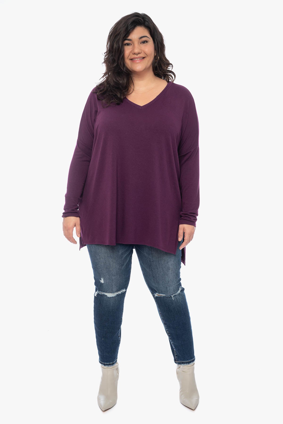 ANNIE V comfy tunic top