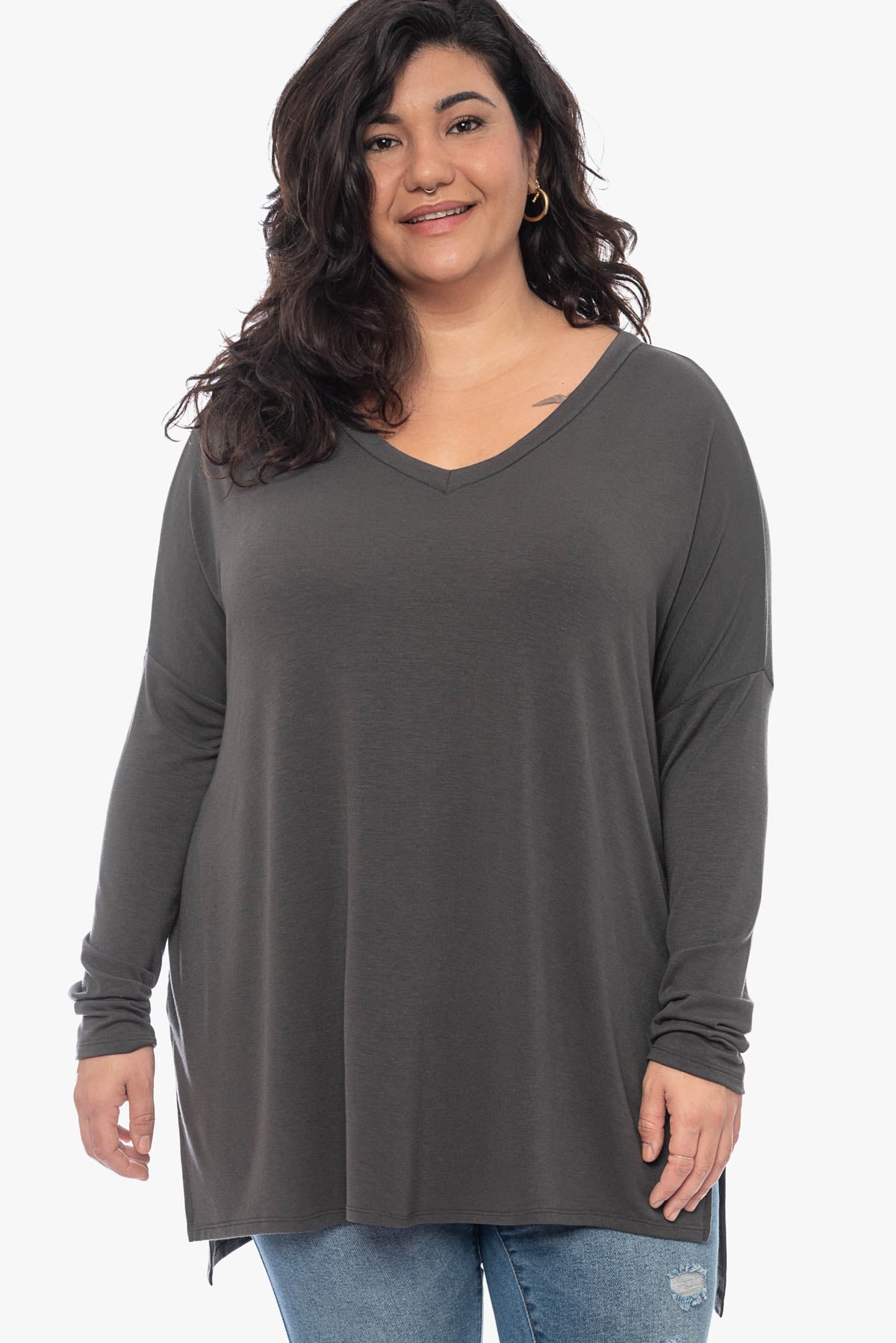 ANNIE V comfy tunic top