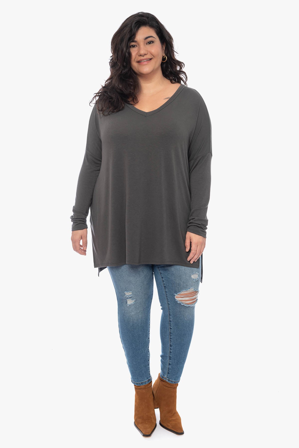 ANNIE V comfy tunic top