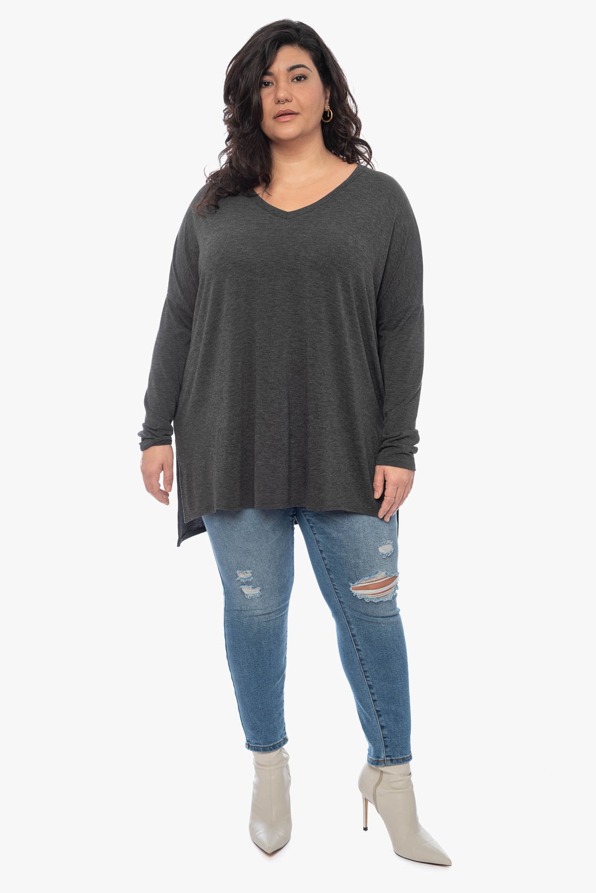 ANNIE V comfy tunic top