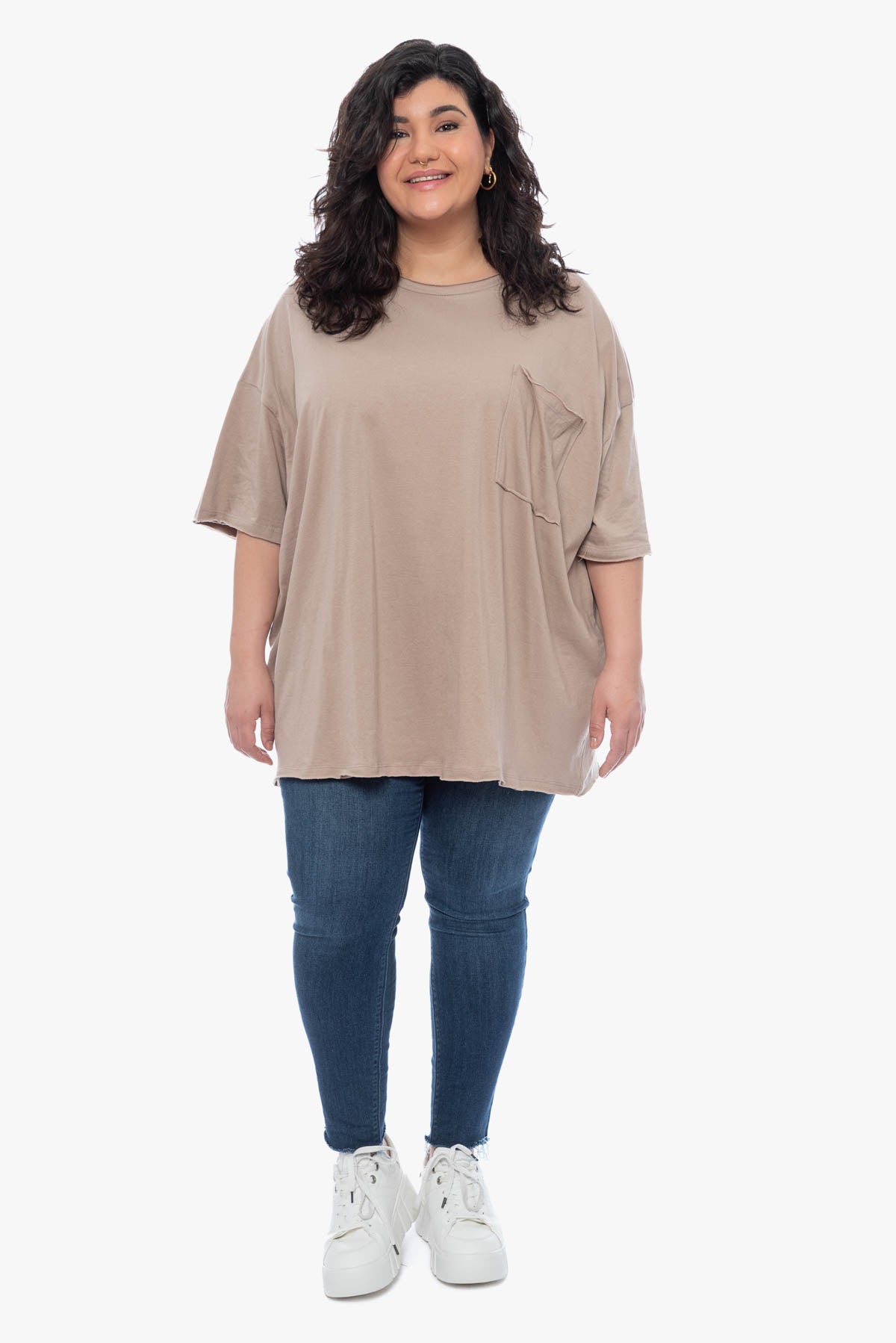 SAVANNA oversized cotton top