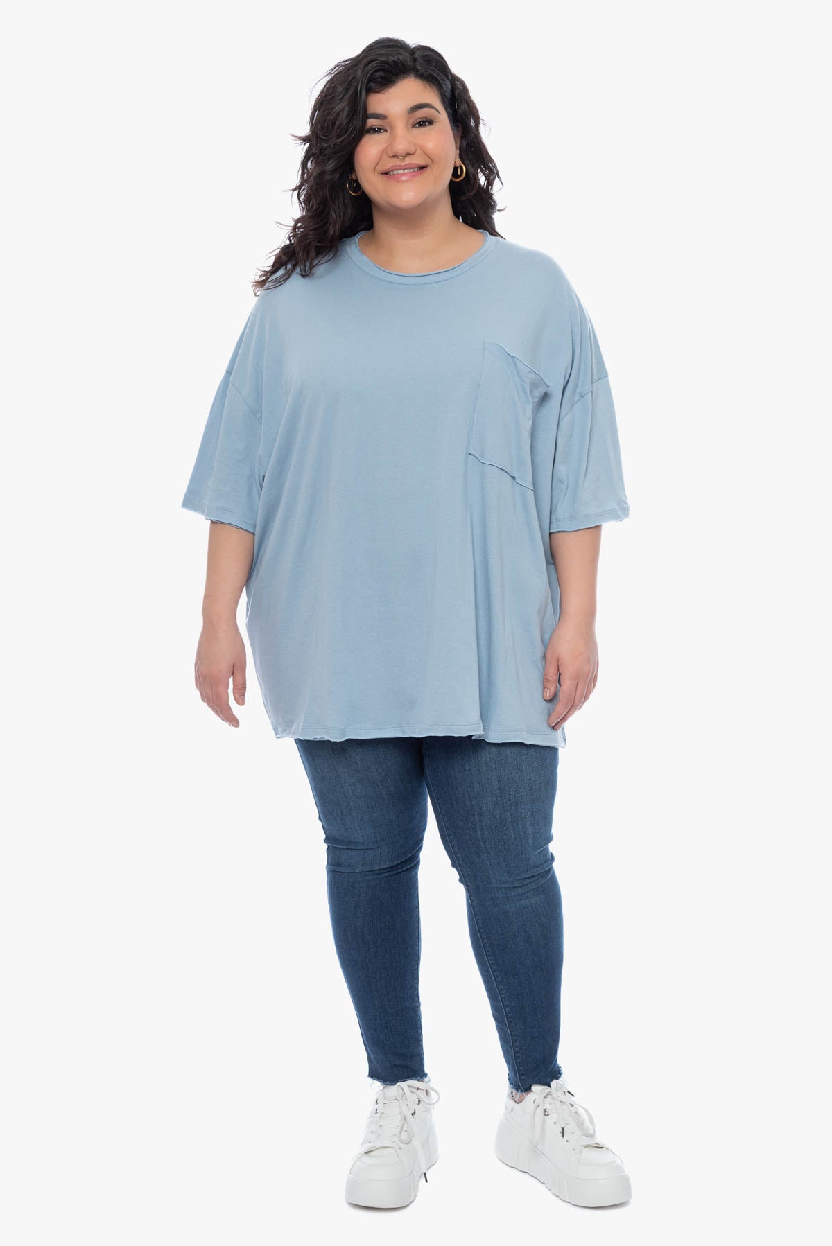SAVANNA oversized cotton top