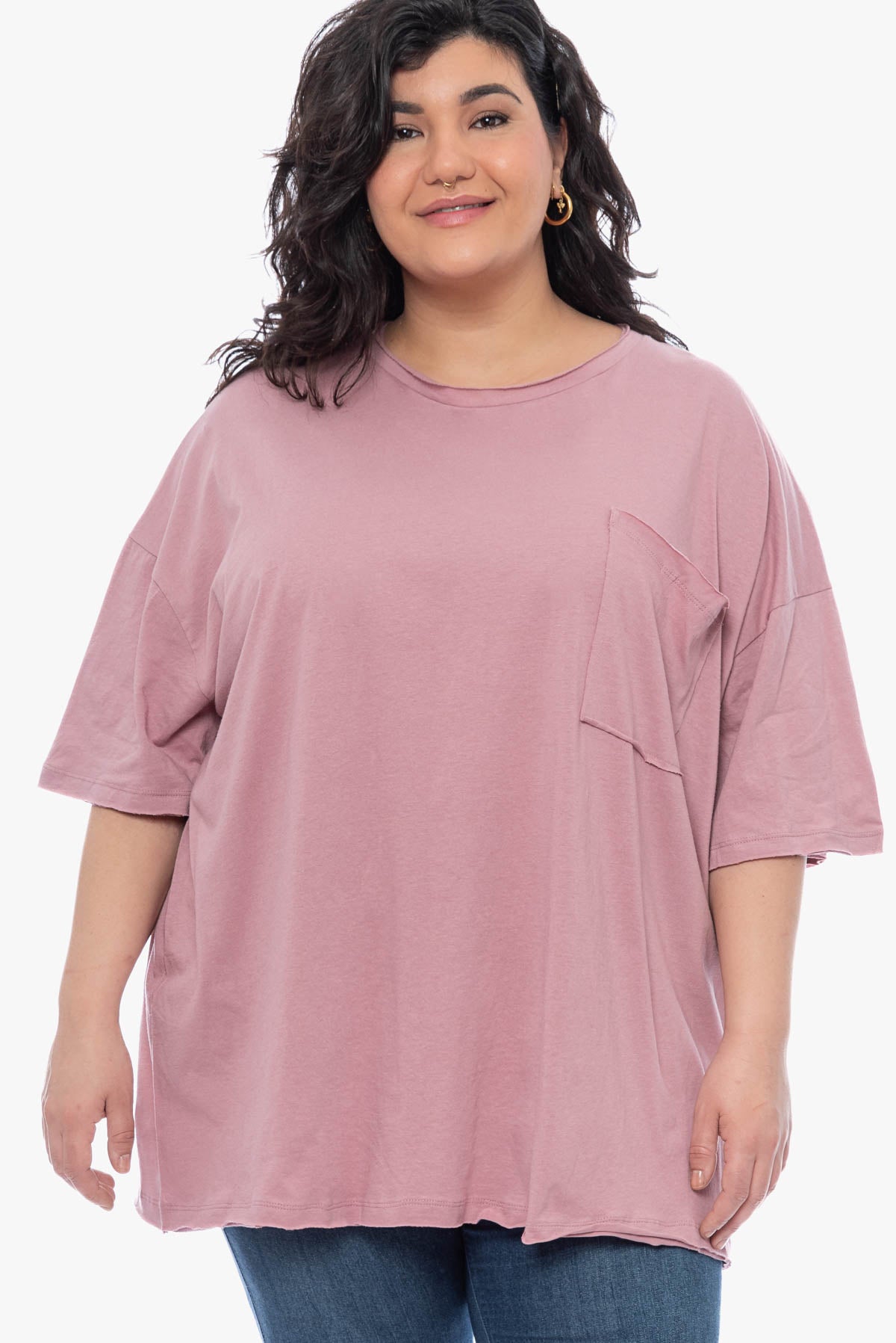 SAVANNA oversized cotton top