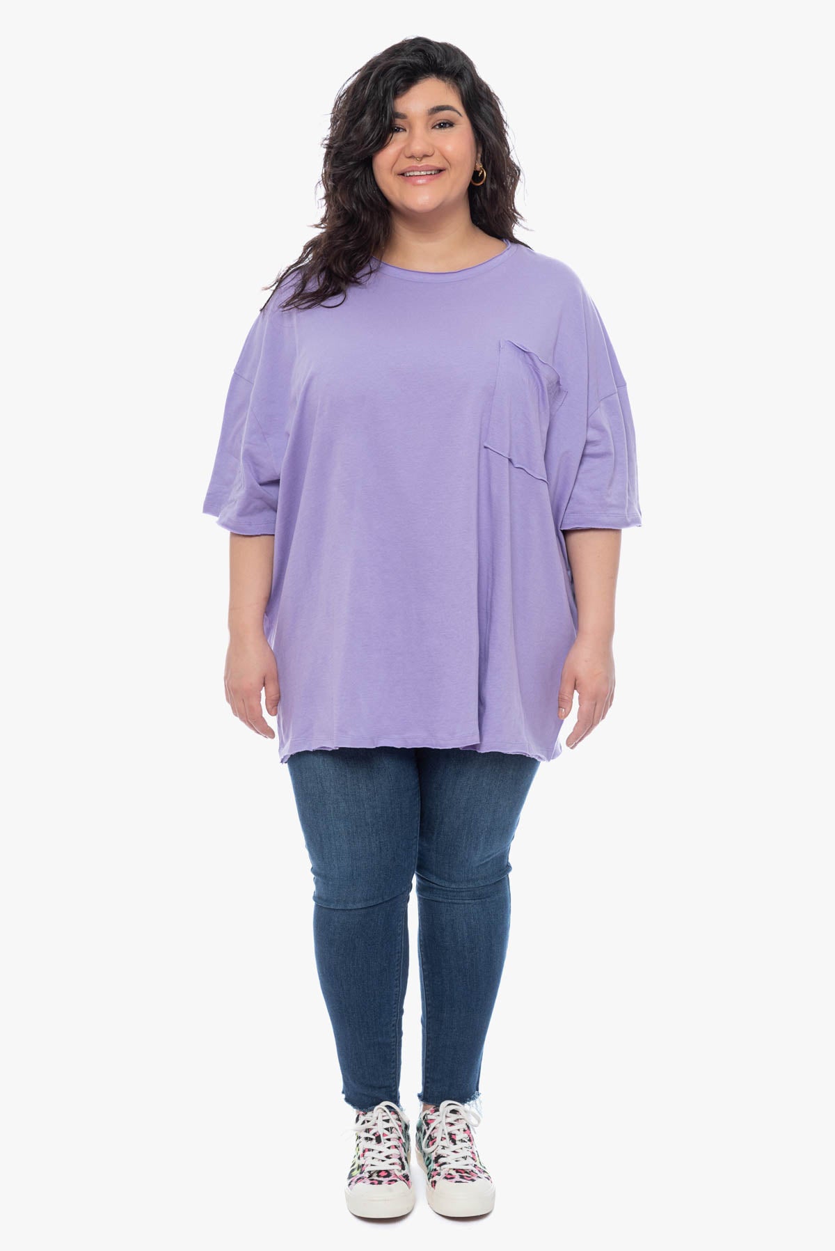 SAVANNA oversized cotton top