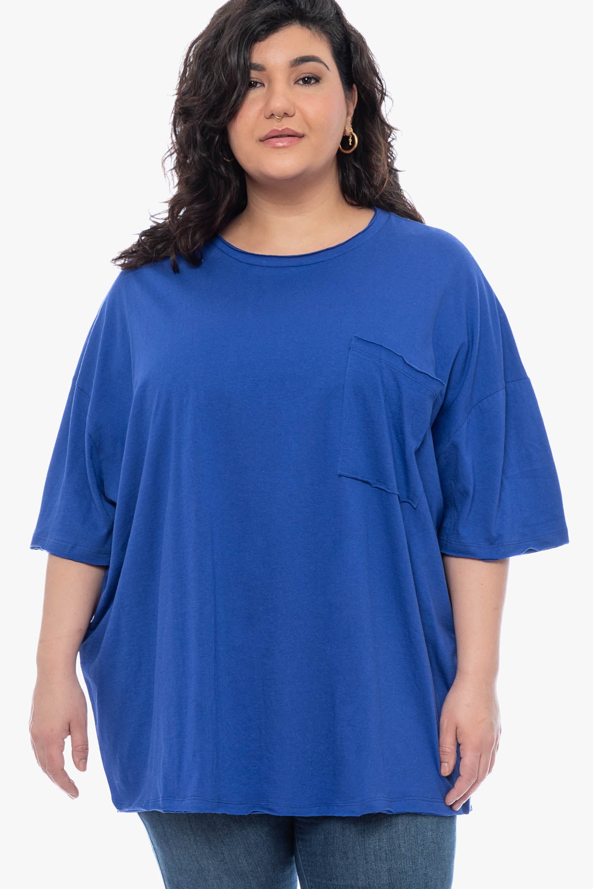 SAVANNA oversized cotton top