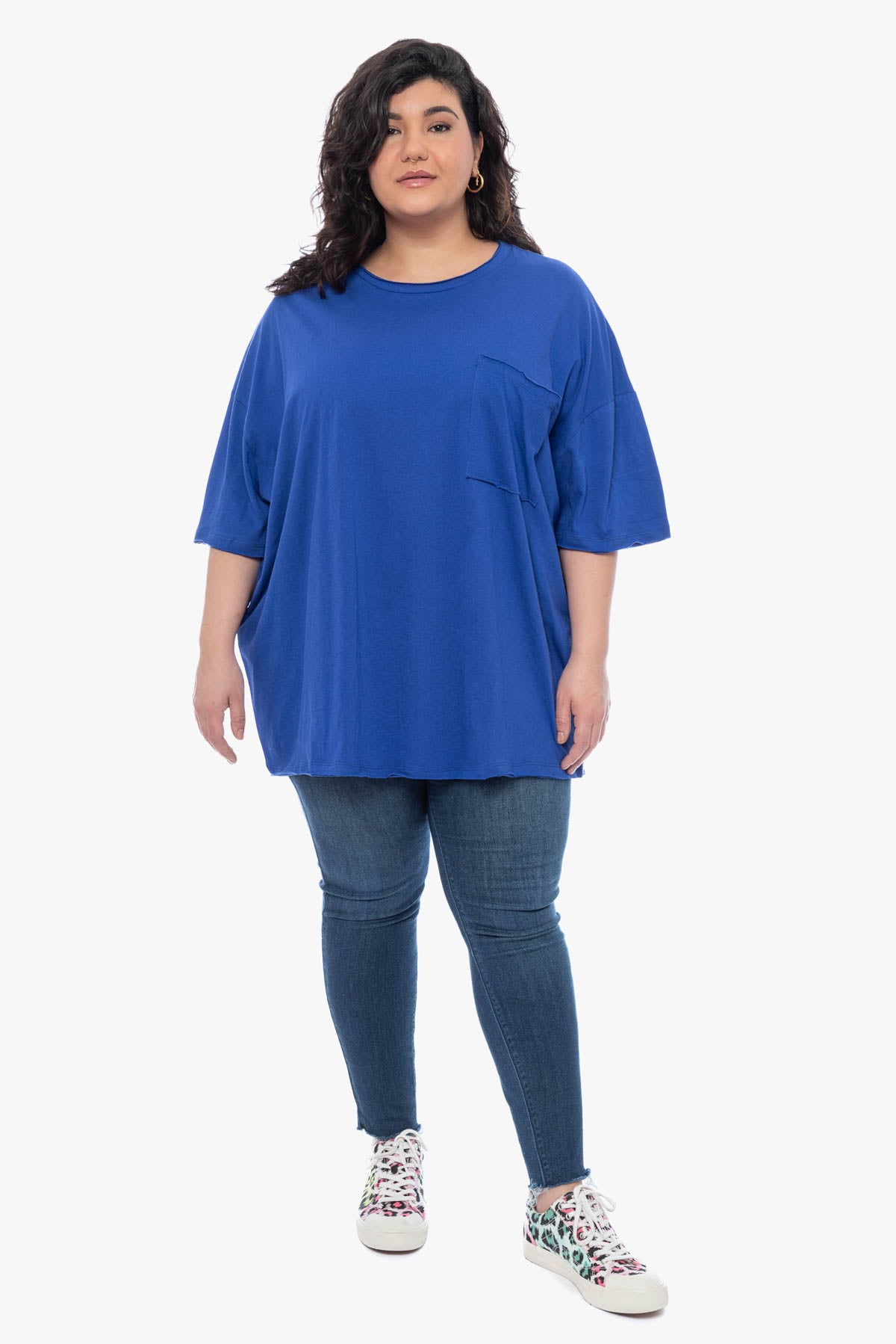 SAVANNA oversized cotton top